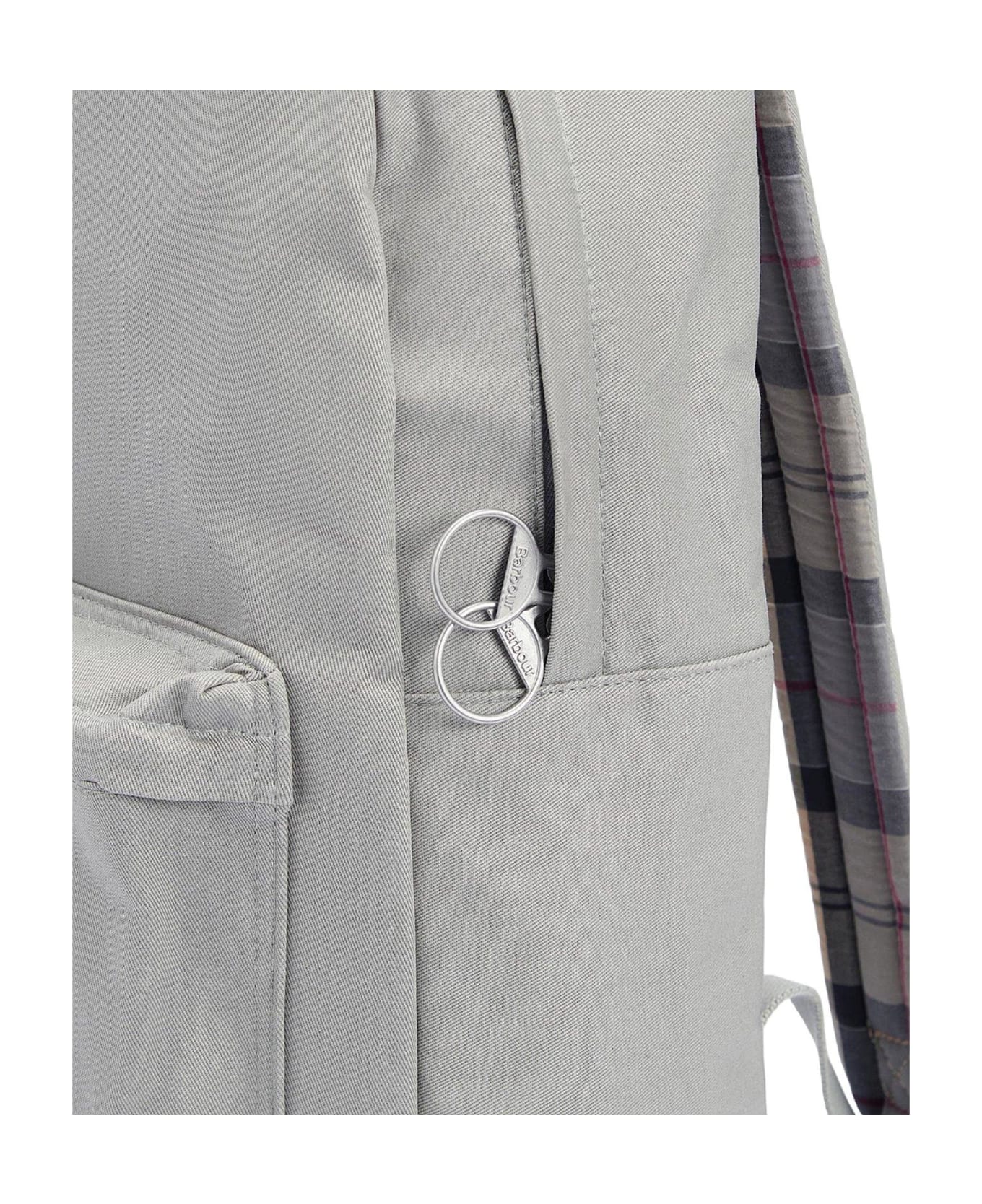 Barbour Cascade Logo Embroidered Backpack - Grey バックパック