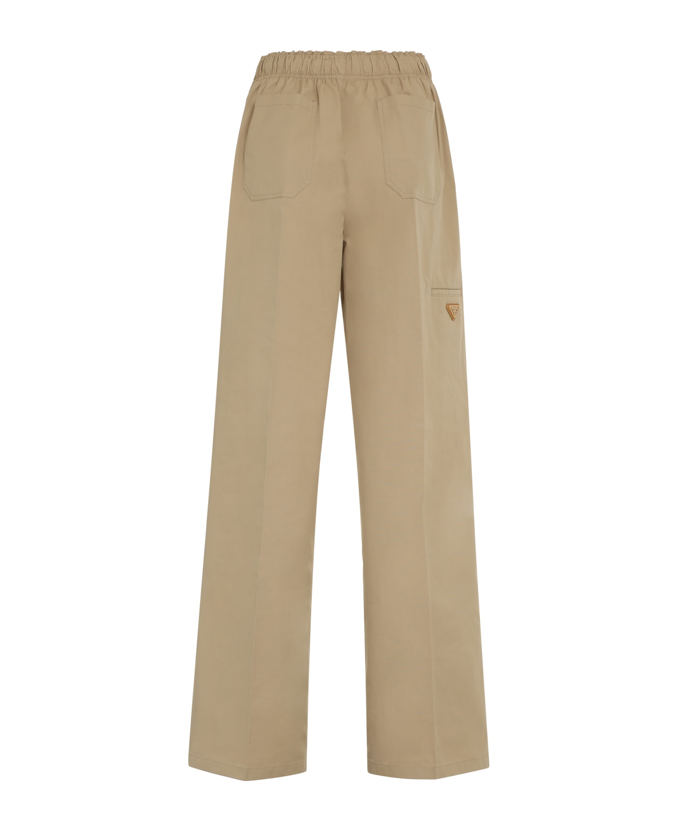 Prada Cotton Trousers - Beige