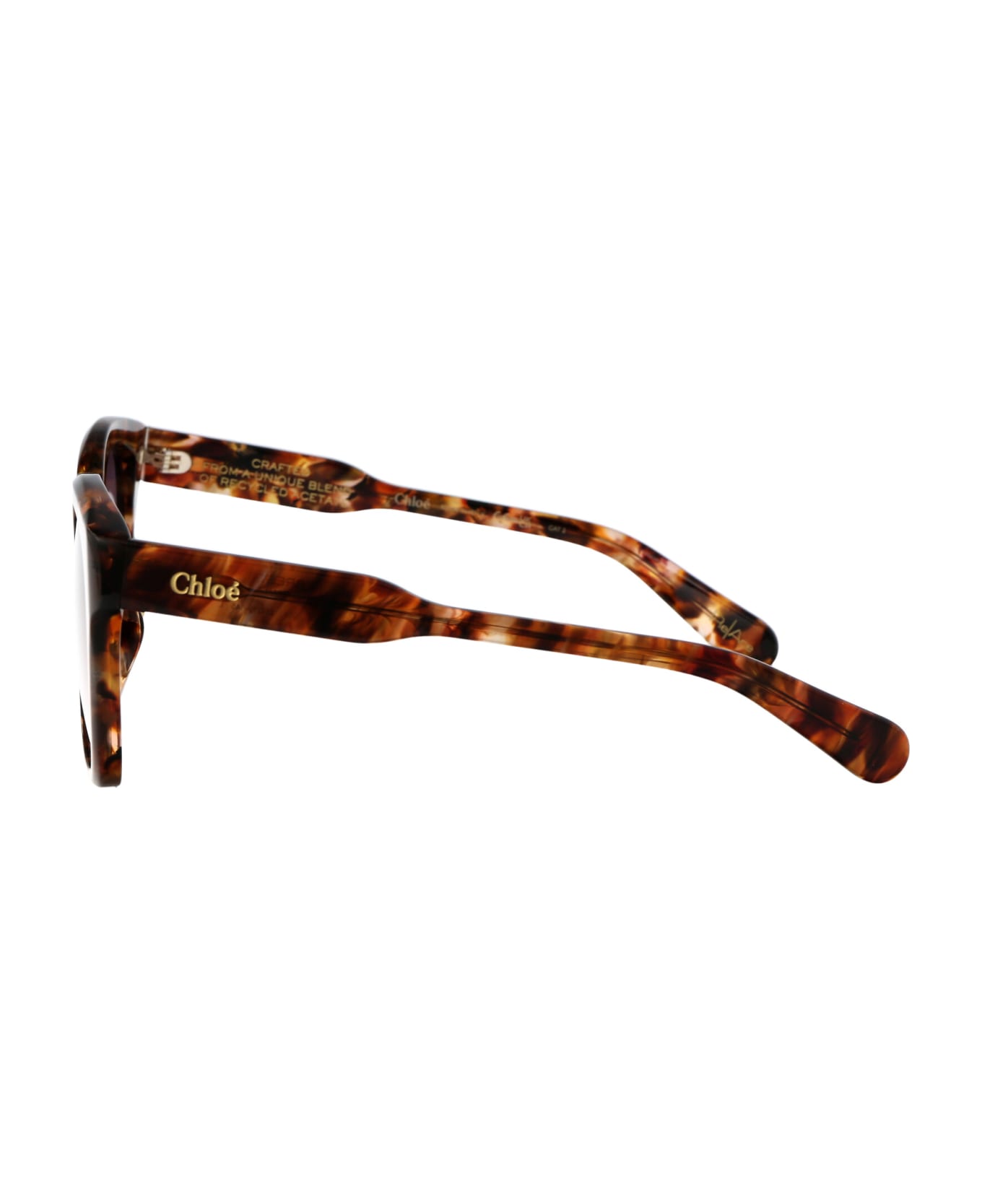 Chloé Eyewear Ch0194sk Sunglasses - 003 HAVANA HAVANA VIOLET
