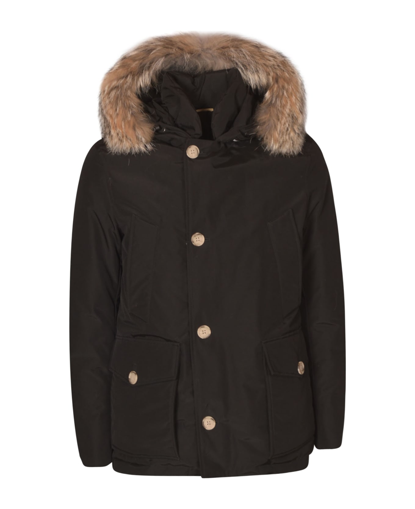 Woolrich Arctic Detachable Fur Parka - Black コート