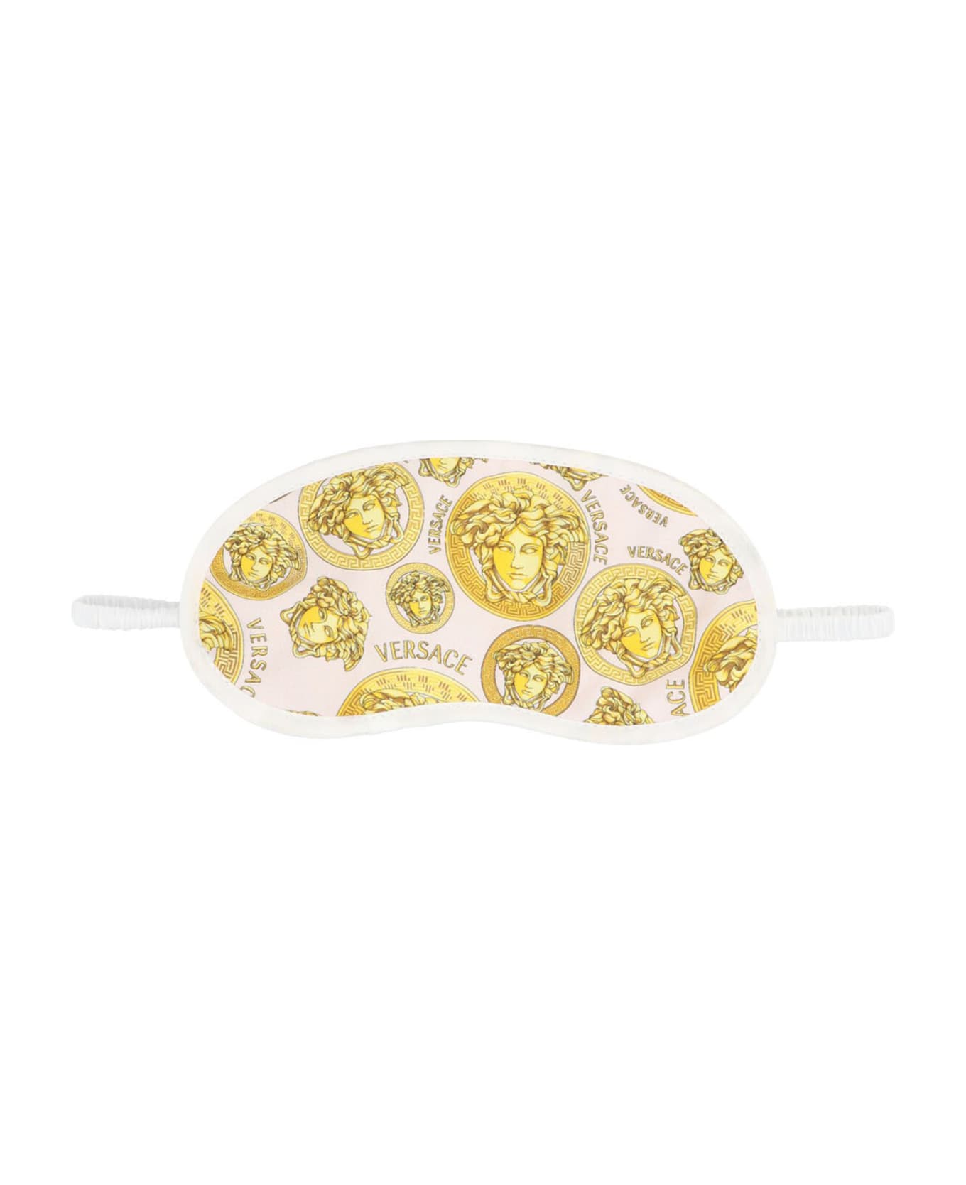 Versace Logo Print Eye Mask - Multicolor