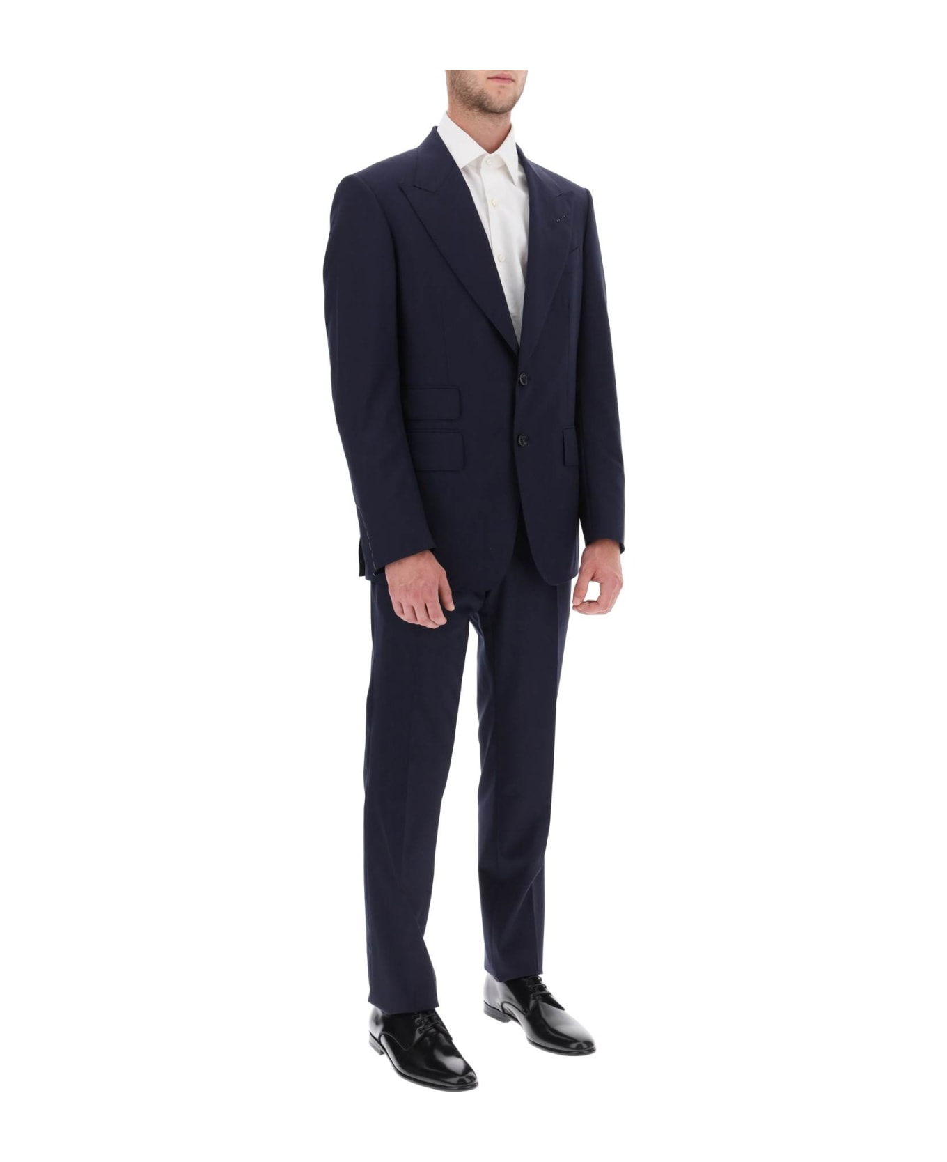 Tom Ford Shelton Wool Suit - MIDNIGHT BLEU (Blue)