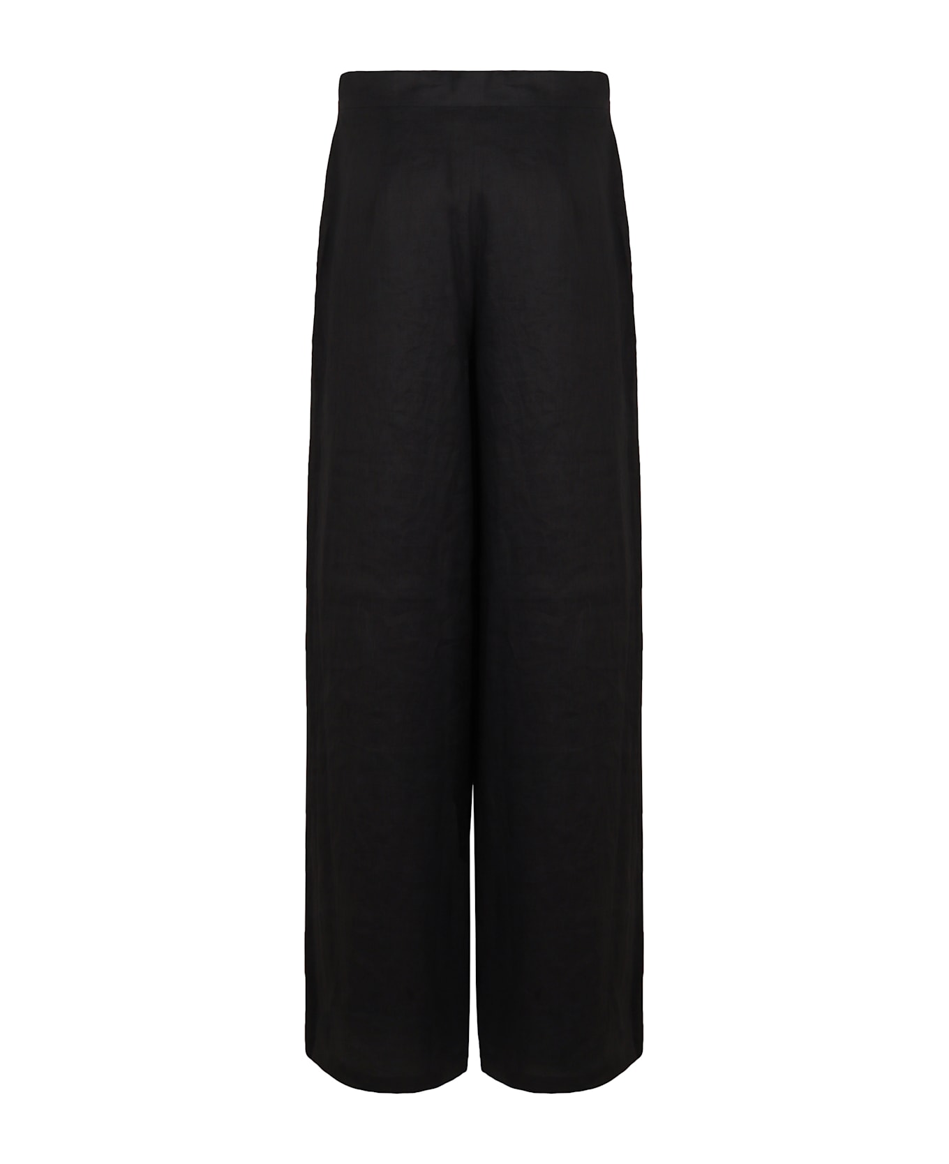 Max Mara Studio Garibo Linen Trousers - black
