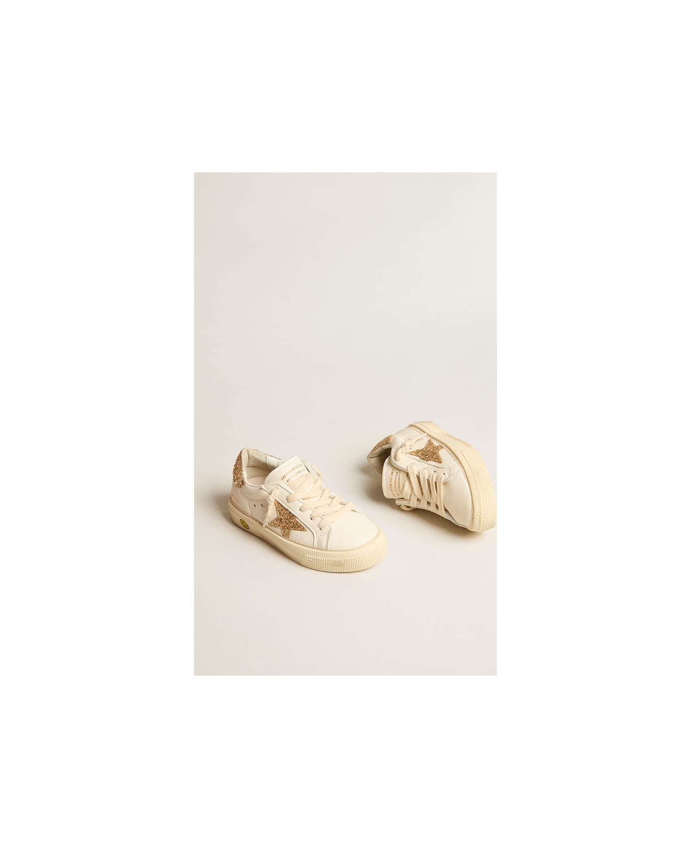 Golden Goose Sneakers May - White/gold シューズ