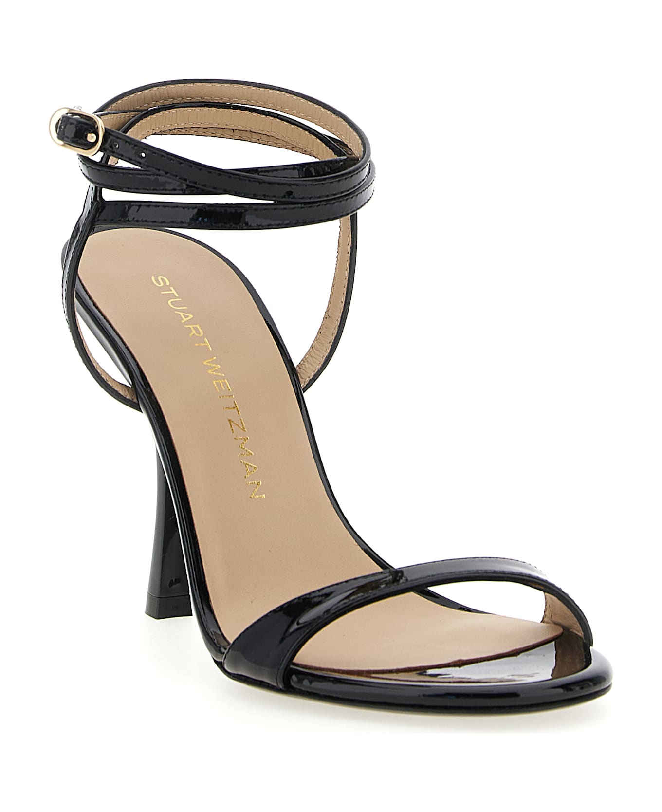 Stuart Weitzman 
nudist Wrap
 Sandals - Black  