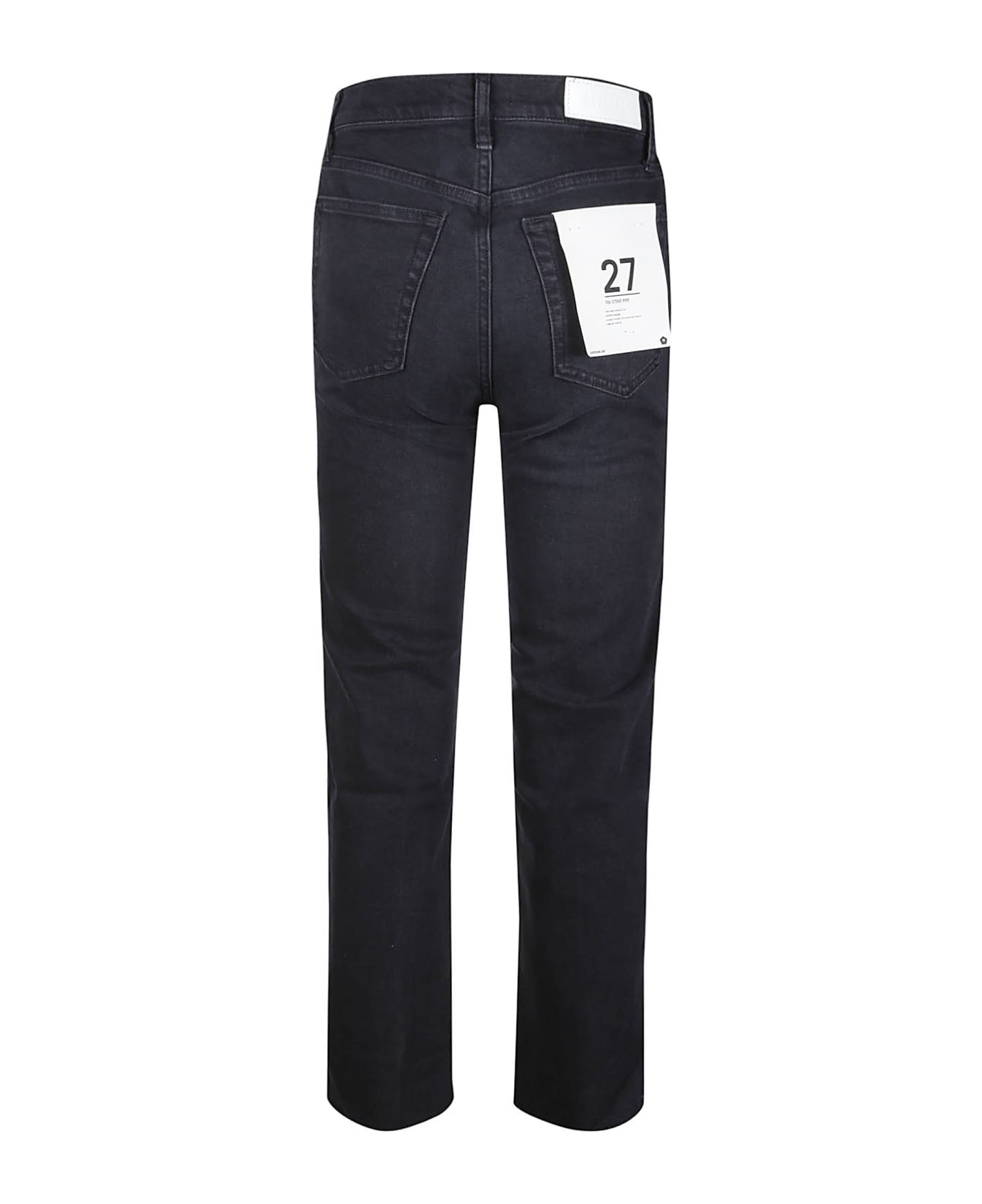 RE/DONE 70s Stove Pipe Jeans - Faded Black