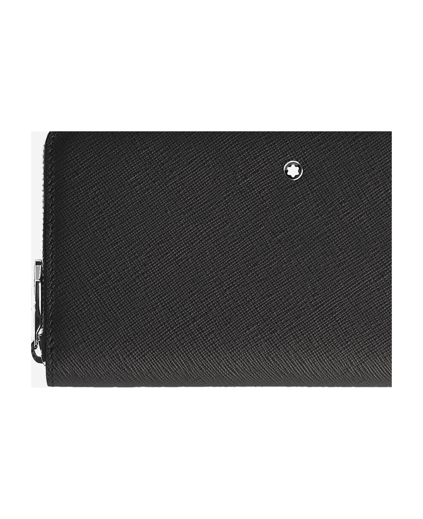 Montblanc Leather Wallet With Logo - Black