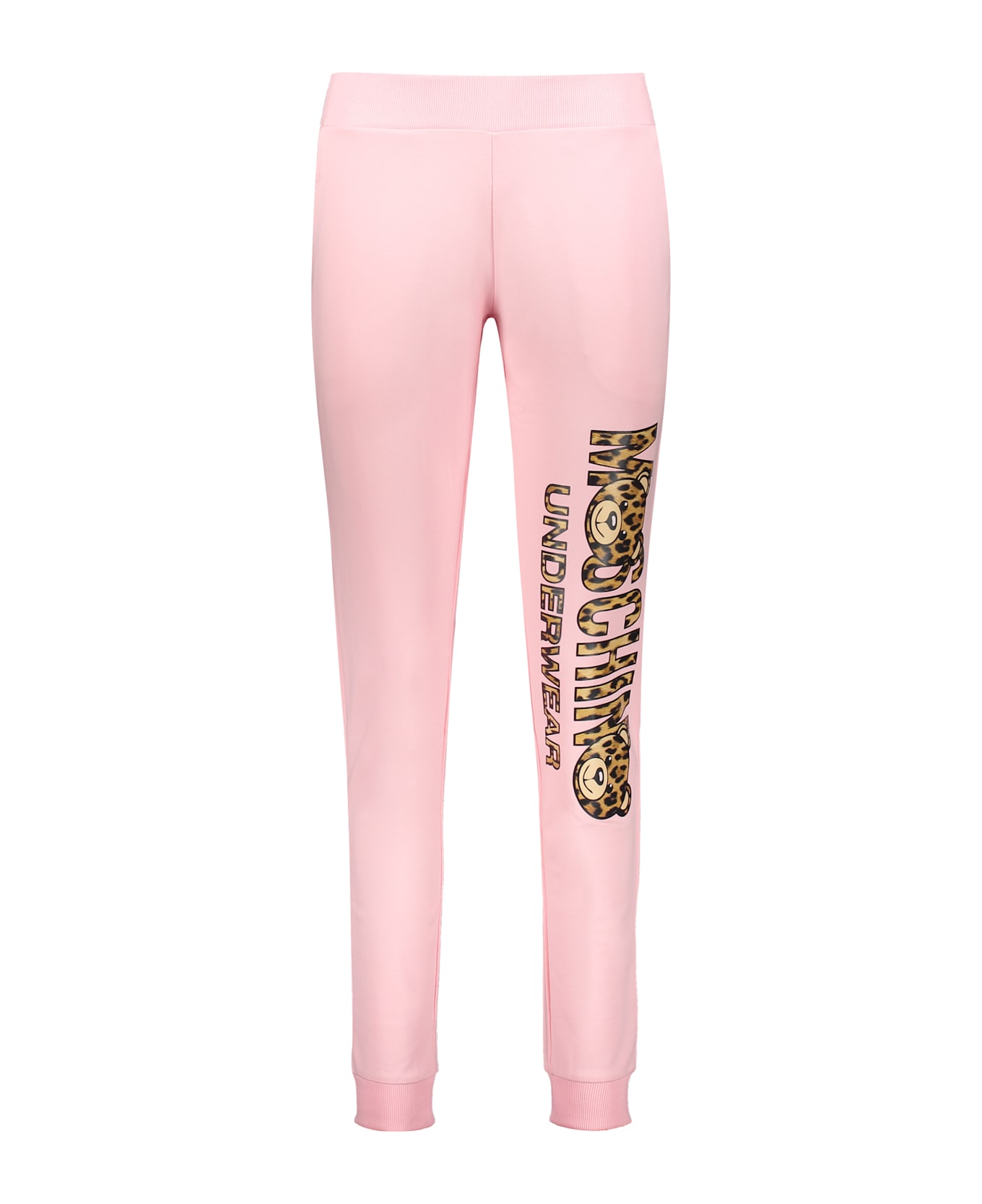 Moschino Logo Print Sweatpants - Pink