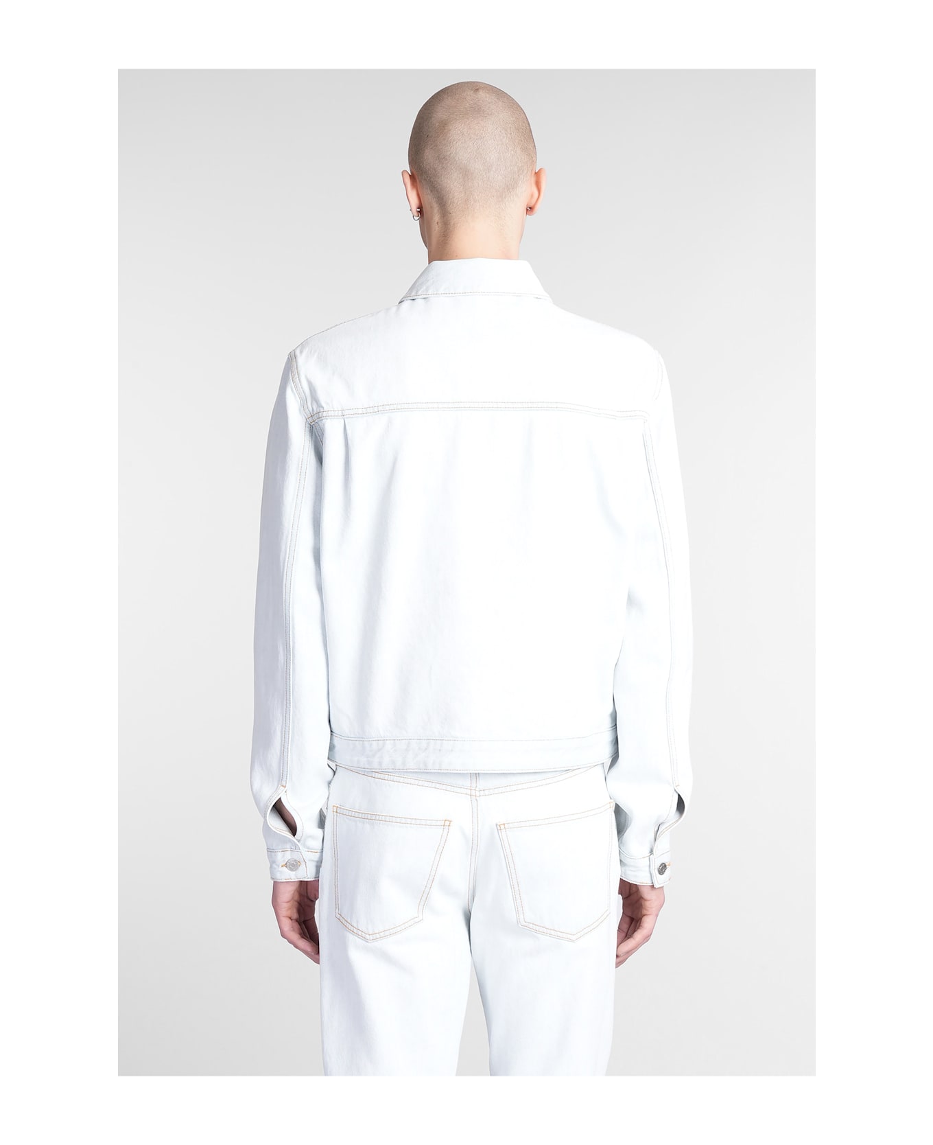 Bally Denim Jackets In Cyan Cotton - cyan