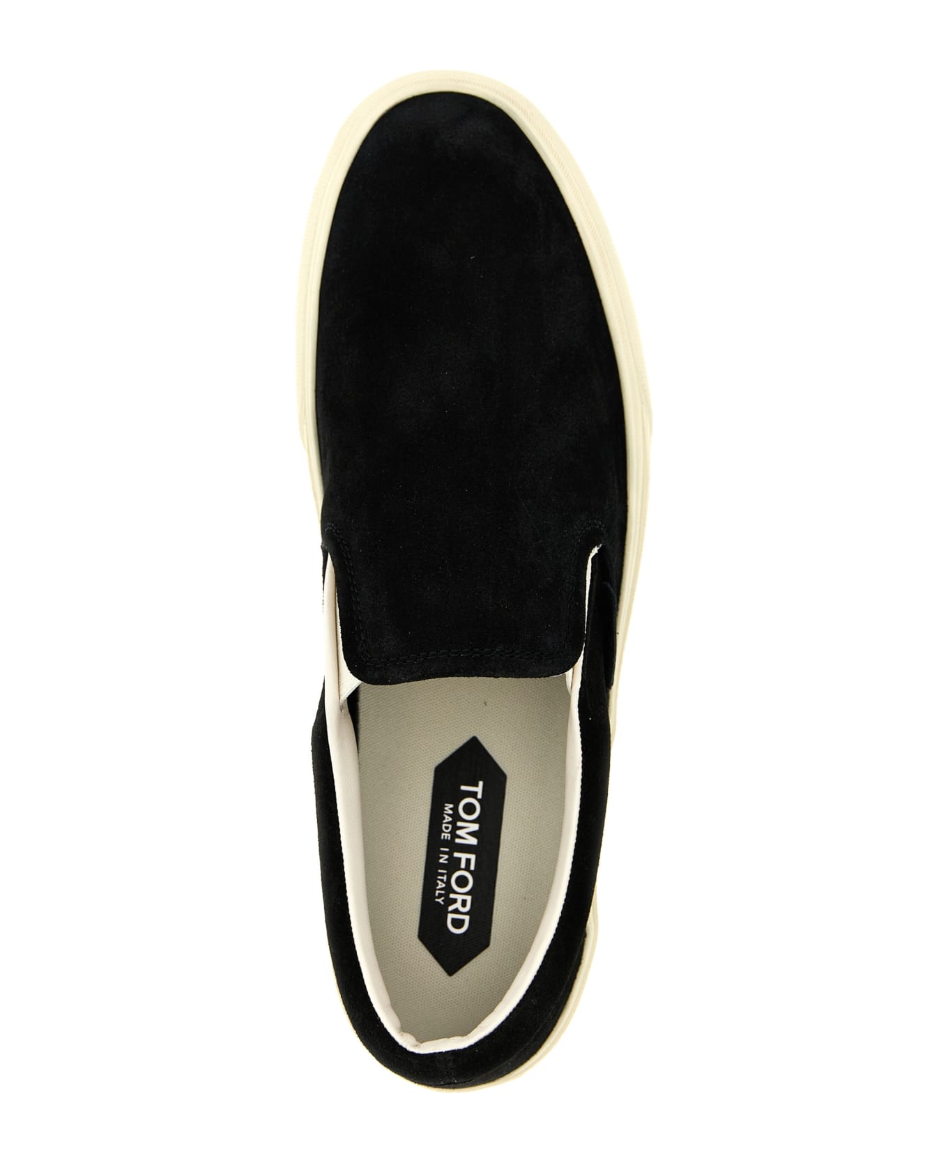 Tom Ford 'jude' Slip On Sneakers - White/Black
