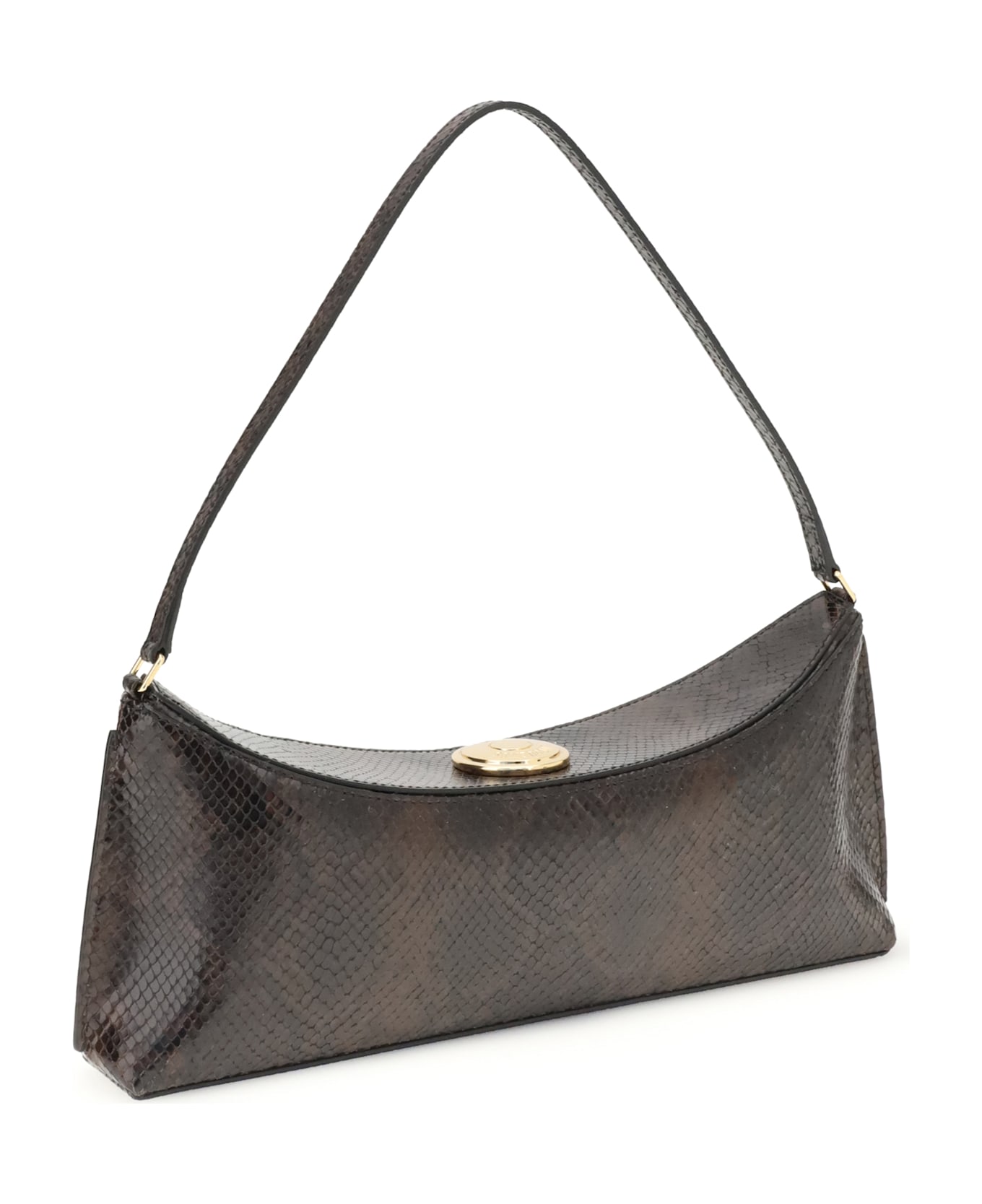Jacquemus Ovalo Shoulder Bag - BROWN