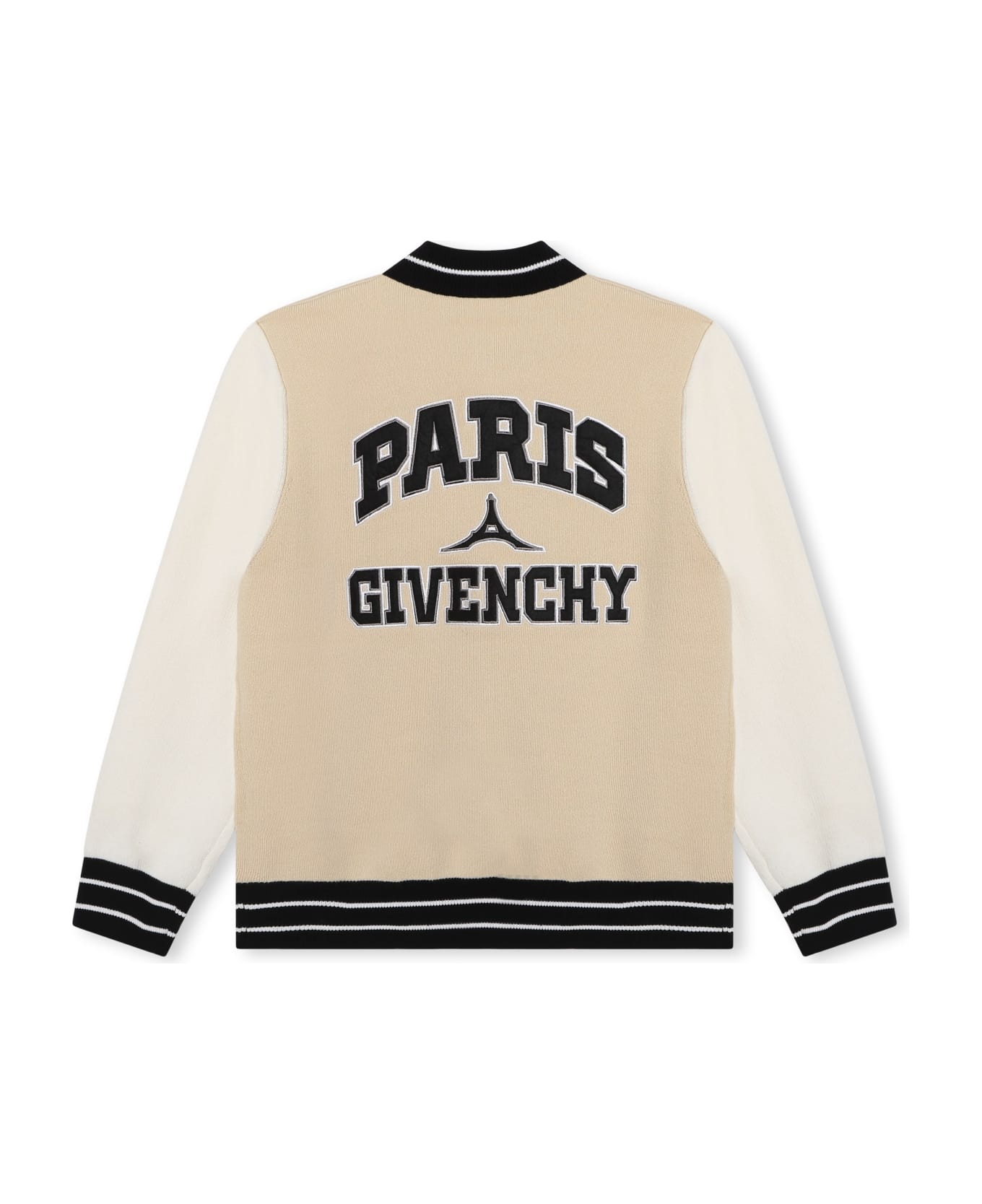 Givenchy Bomber Jacket With Patch - Beige