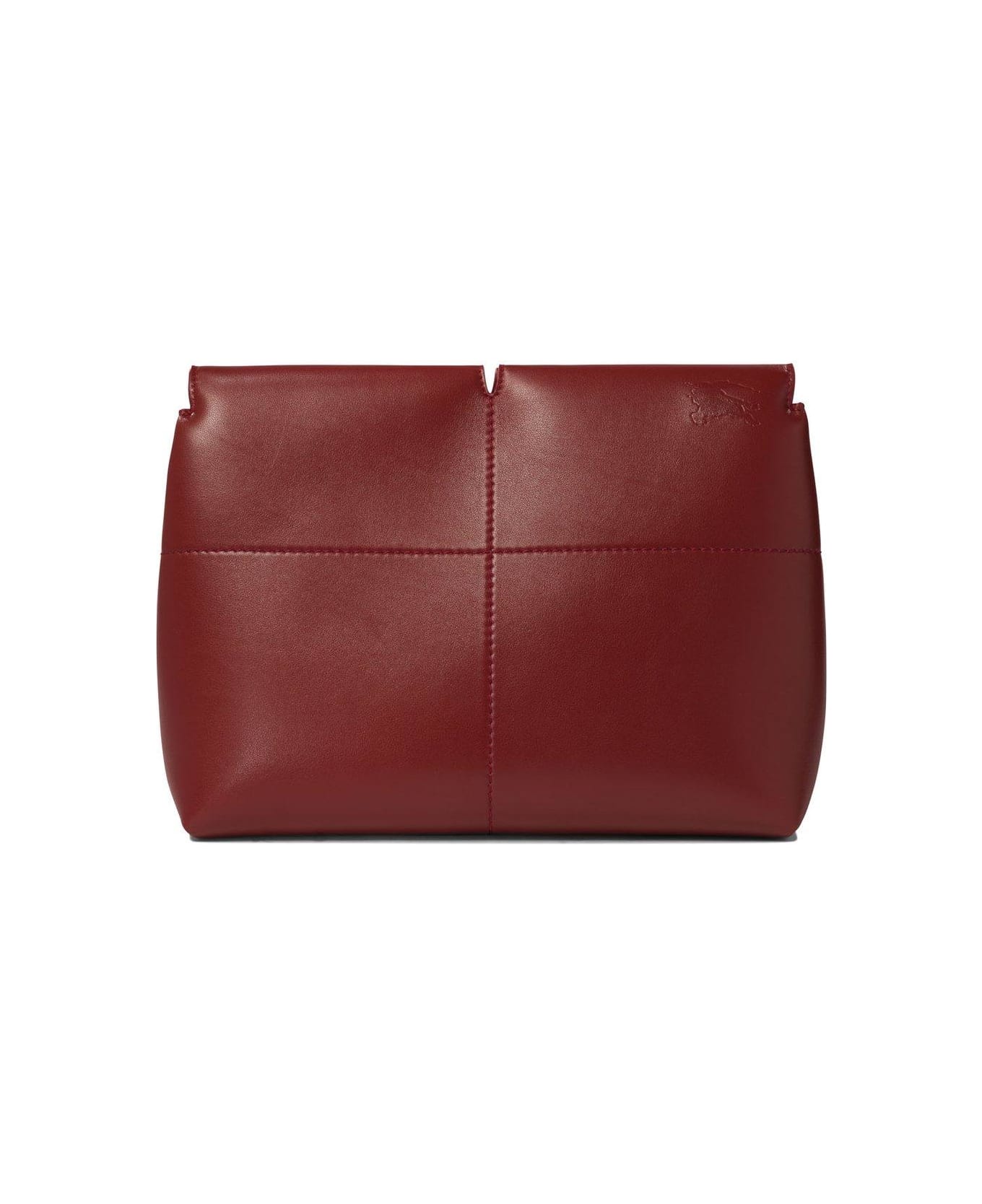 Burberry Snip Chain-linked Clutch Bag - Ruby