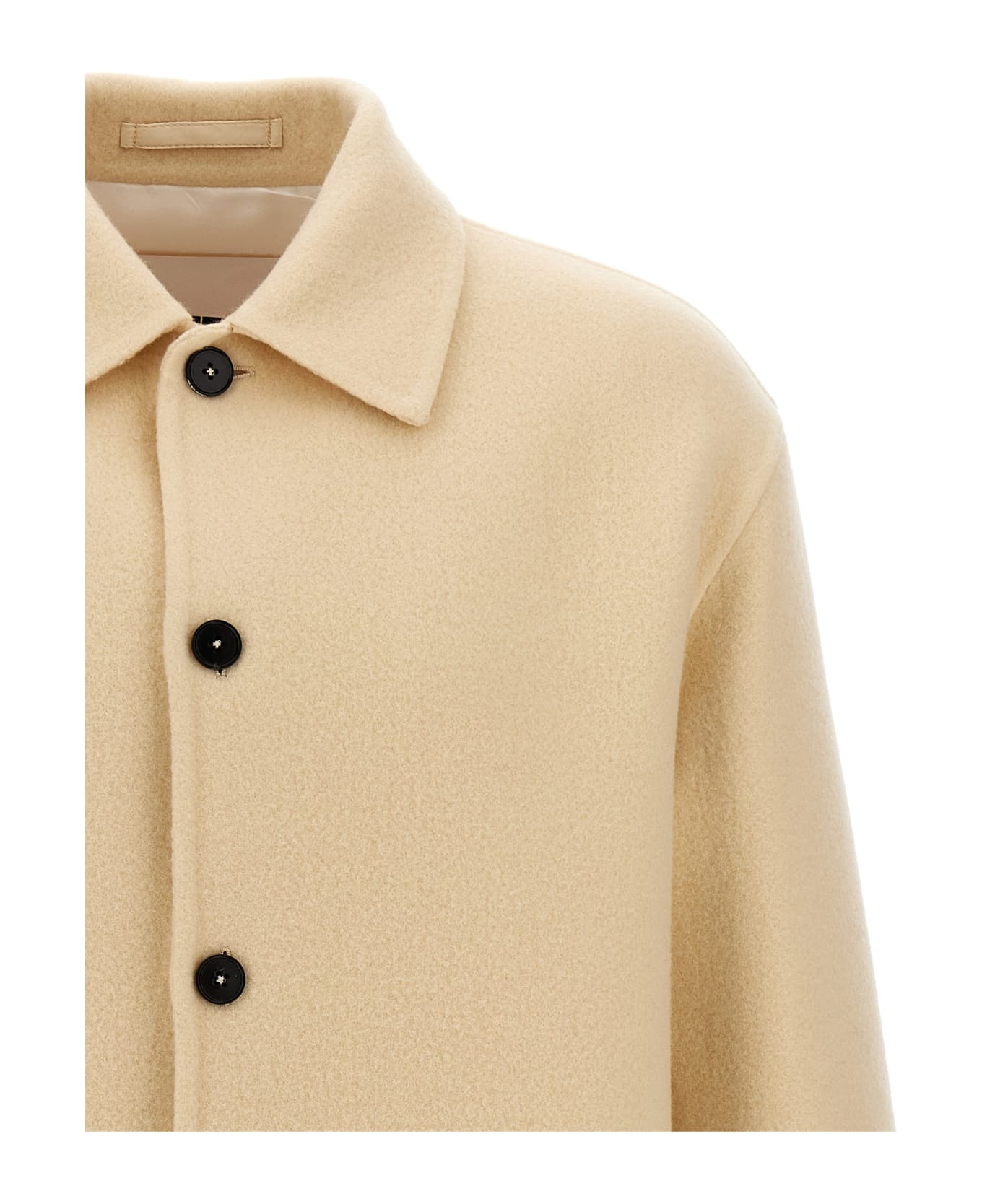 Jil Sander Wool Coat - Beige