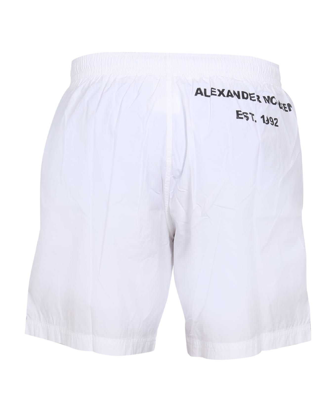 Alexander McQueen Swim Trunks - White Multicolor