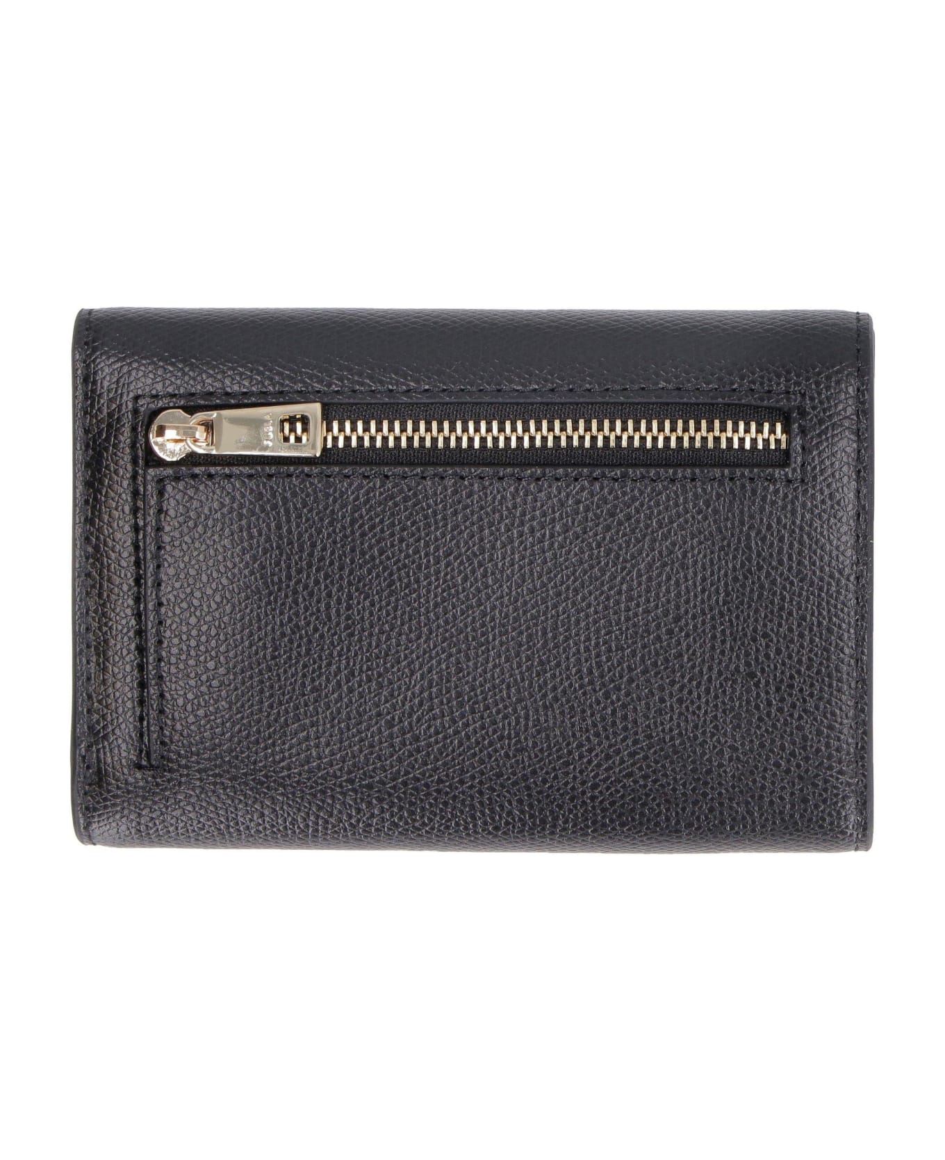 Furla 1927 Twist-lock Compact Wallet - Black