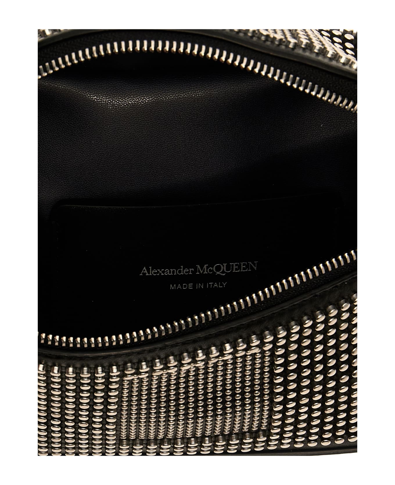 Alexander McQueen Studded Biker Belt Bag - BLACK ベルトバッグ