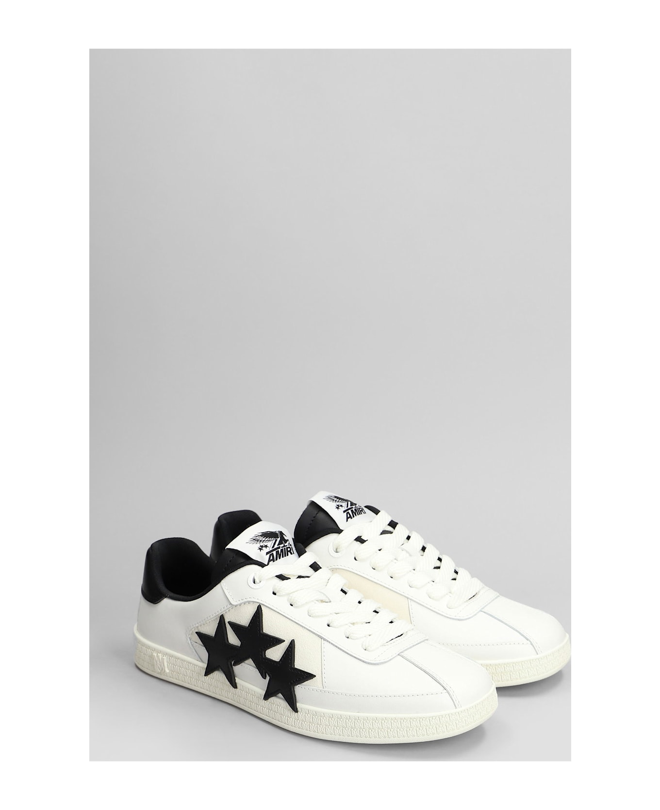 AMIRI Pacific Sneakers In White Leather - white