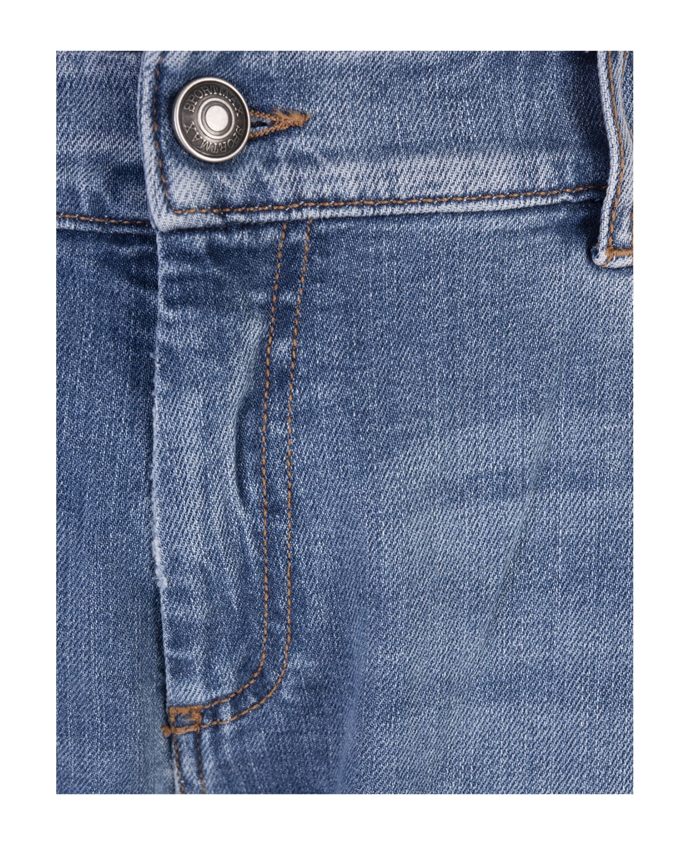 SportMax Medium Blue Abba Jeans - Medio Vintage デニム
