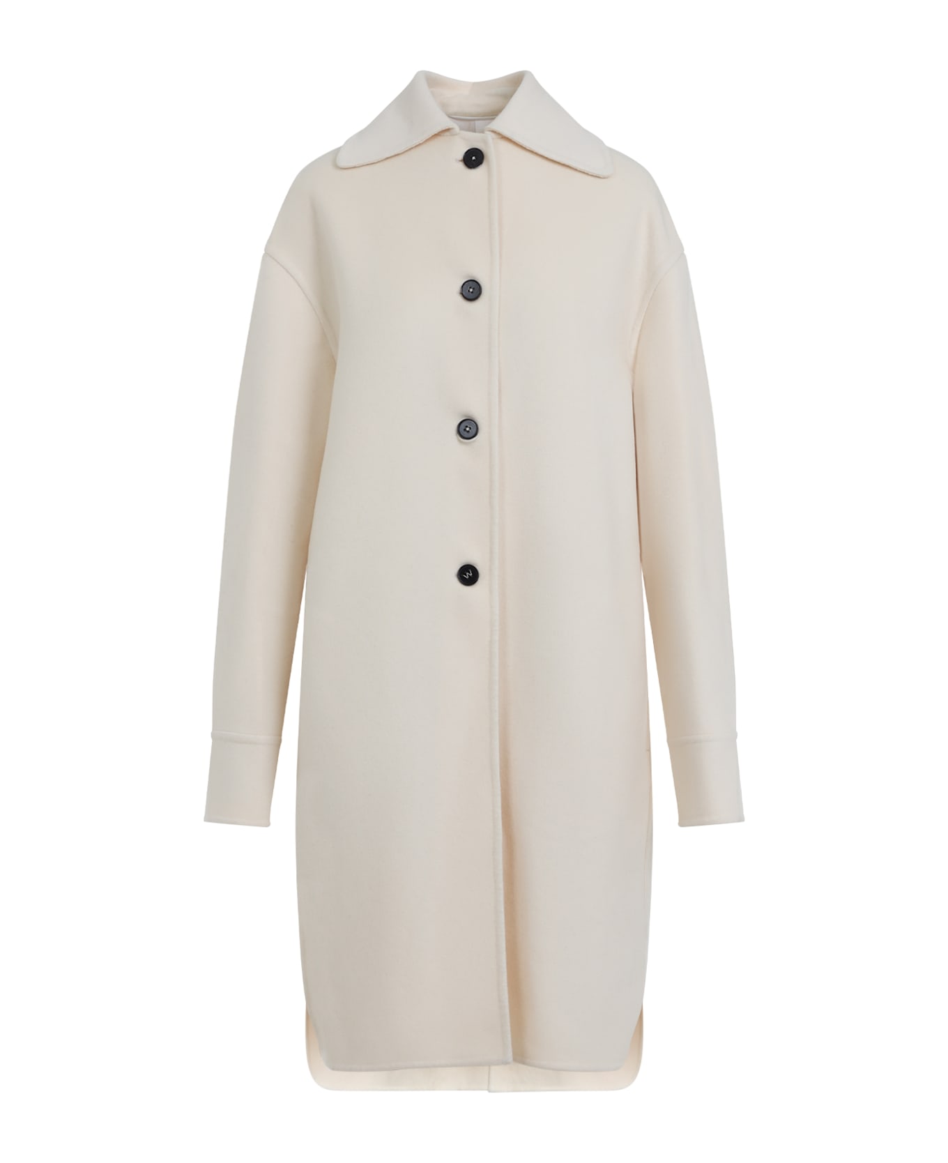 Jil Sander W 04 Double Breast Coat - Pearl