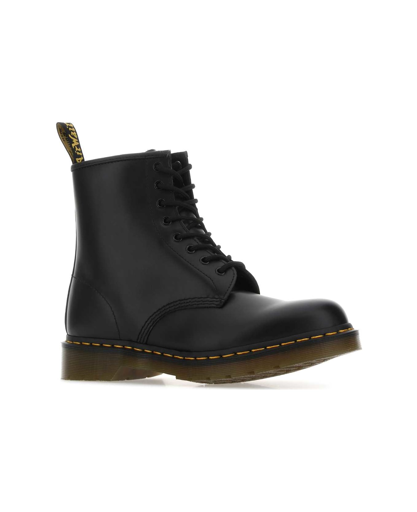 Dr. Martens Black Leather 1460 Ankle Boots - BlackSmooth