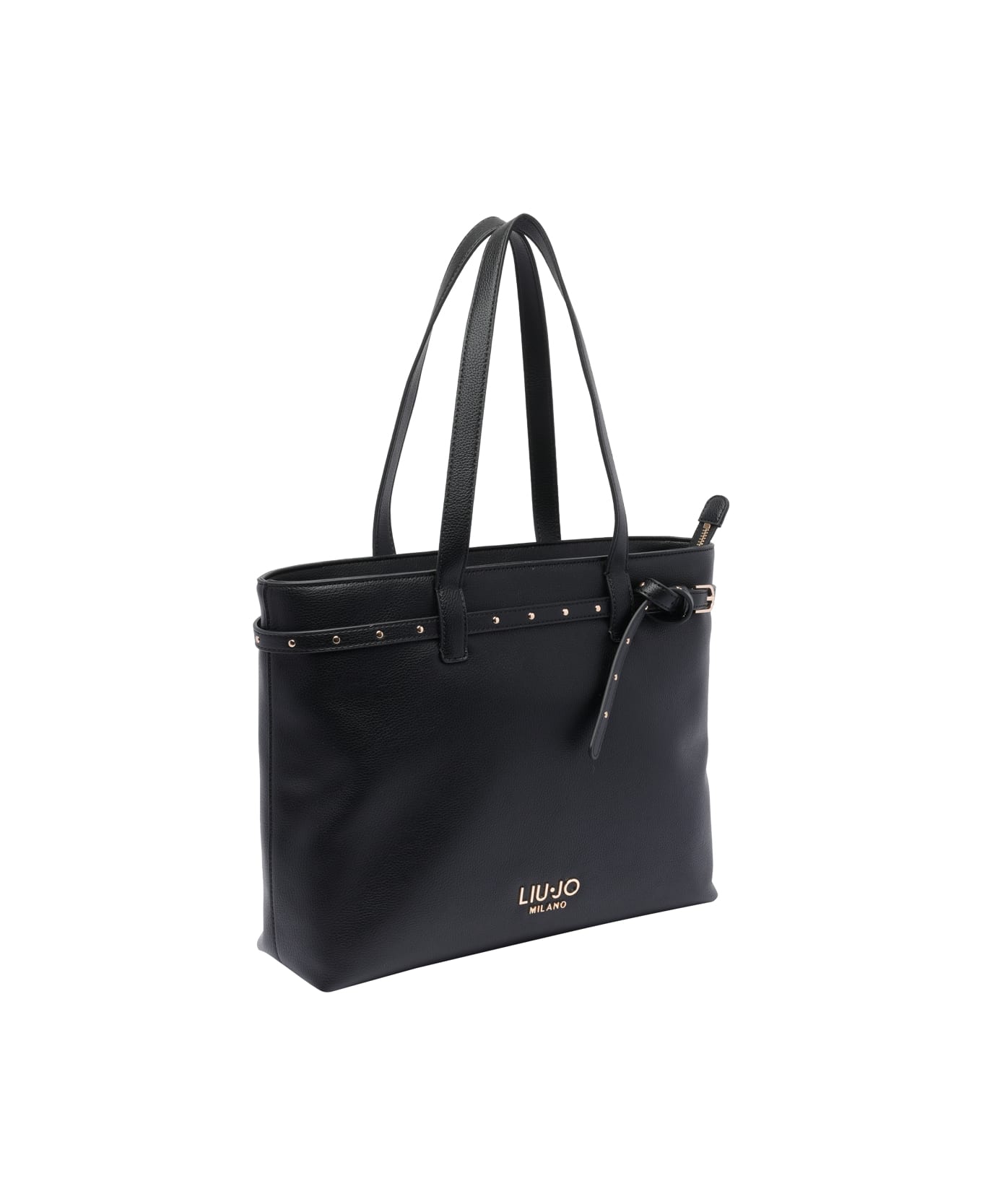 Liu-Jo Logo Shoulder Bag - Black