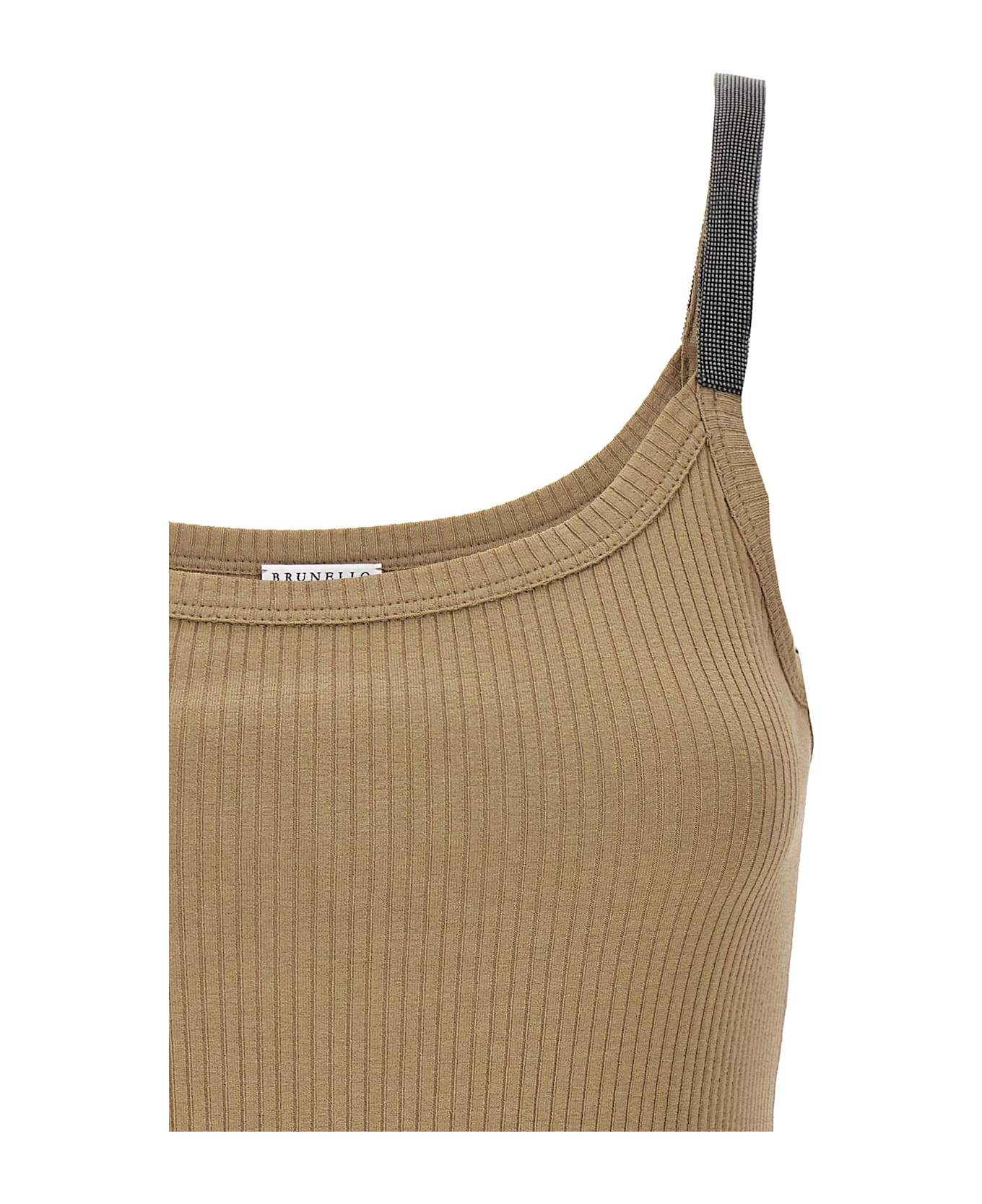 Brunello Cucinelli Top Monile - Beige