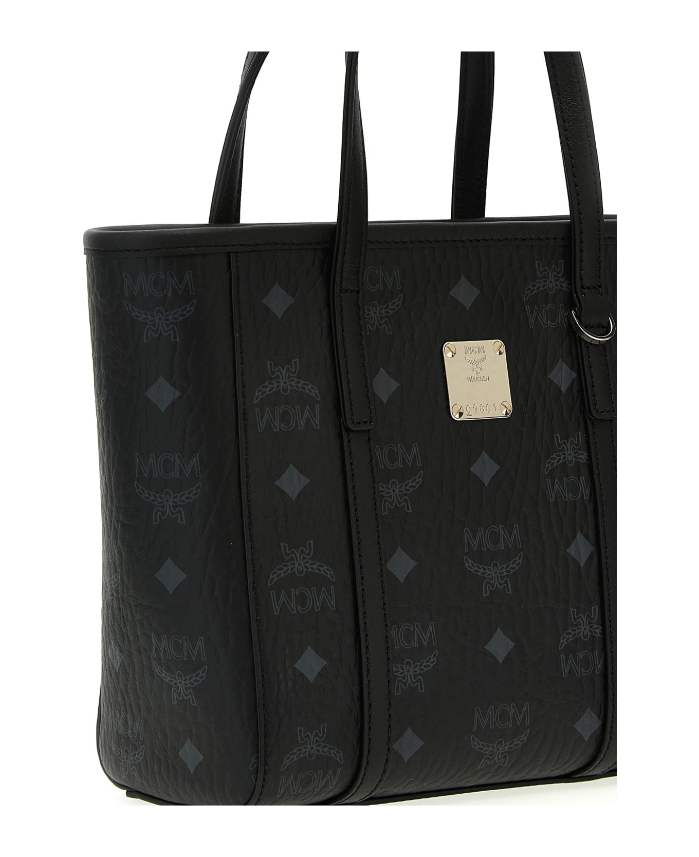 MCM 'm-veritas' Mini Shopping Bag - Black  