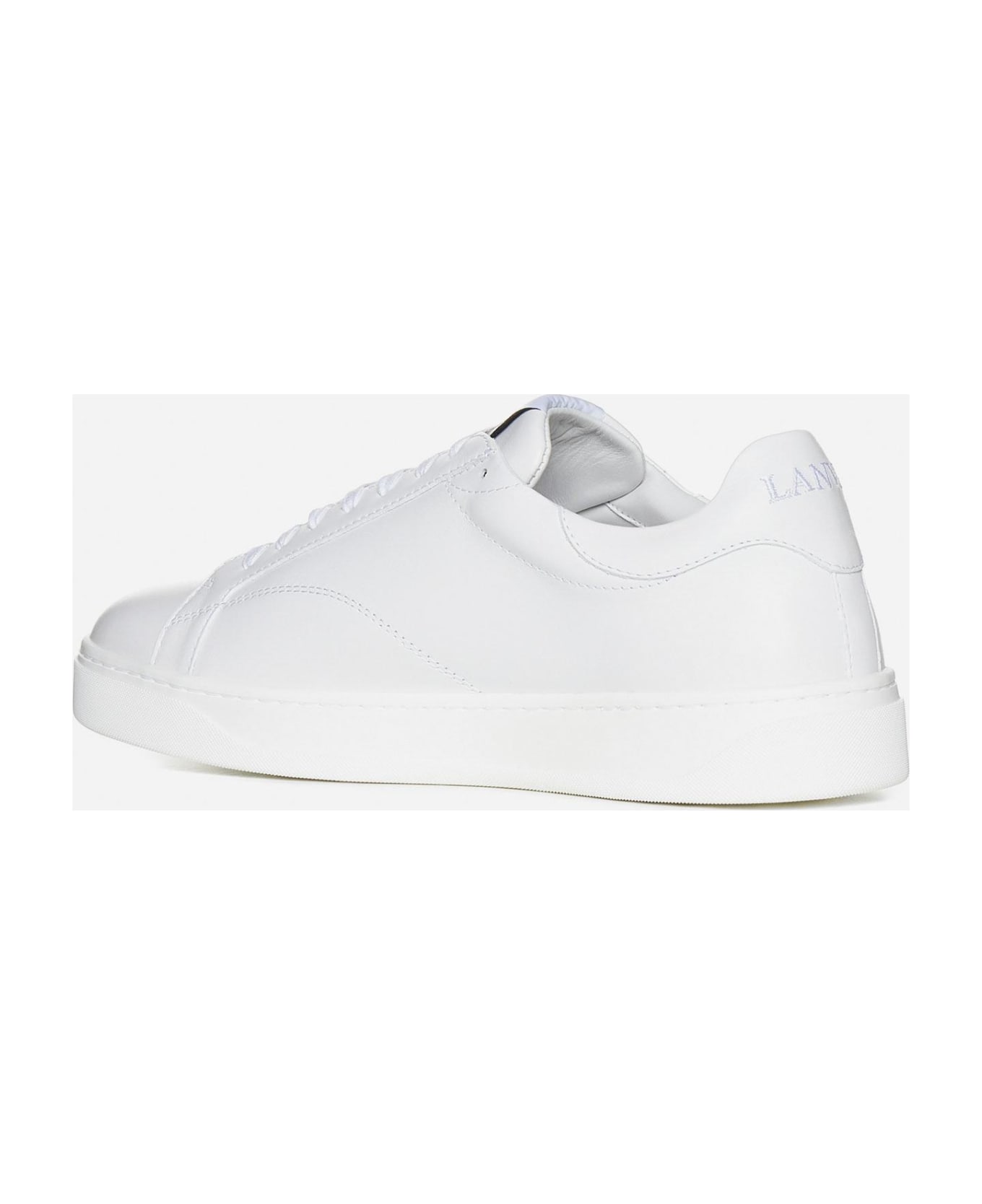 Lanvin Ddb0 Leather Sneakers - white