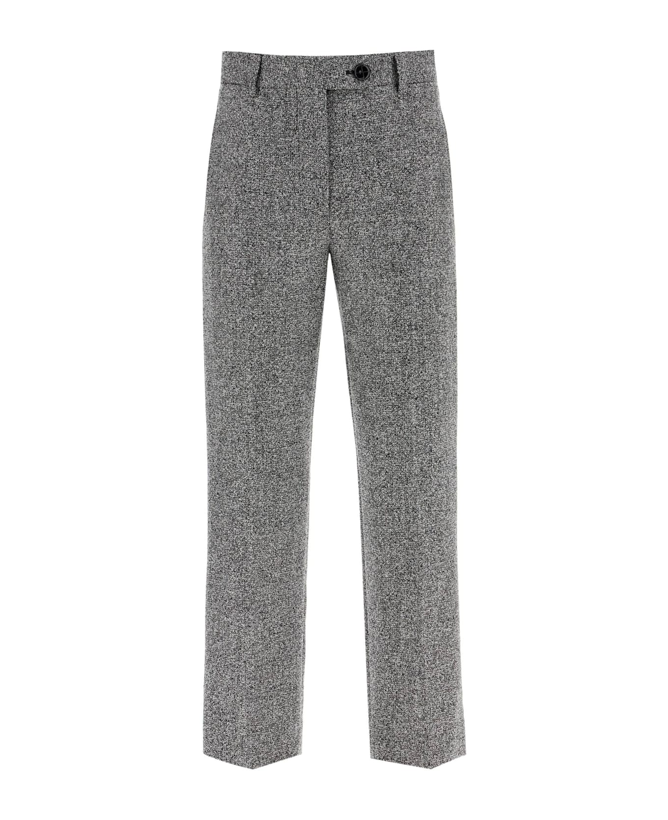 Blazé Milano 'koru Nana Virgin Wool Trousers - BLACK WHITE (Grey)