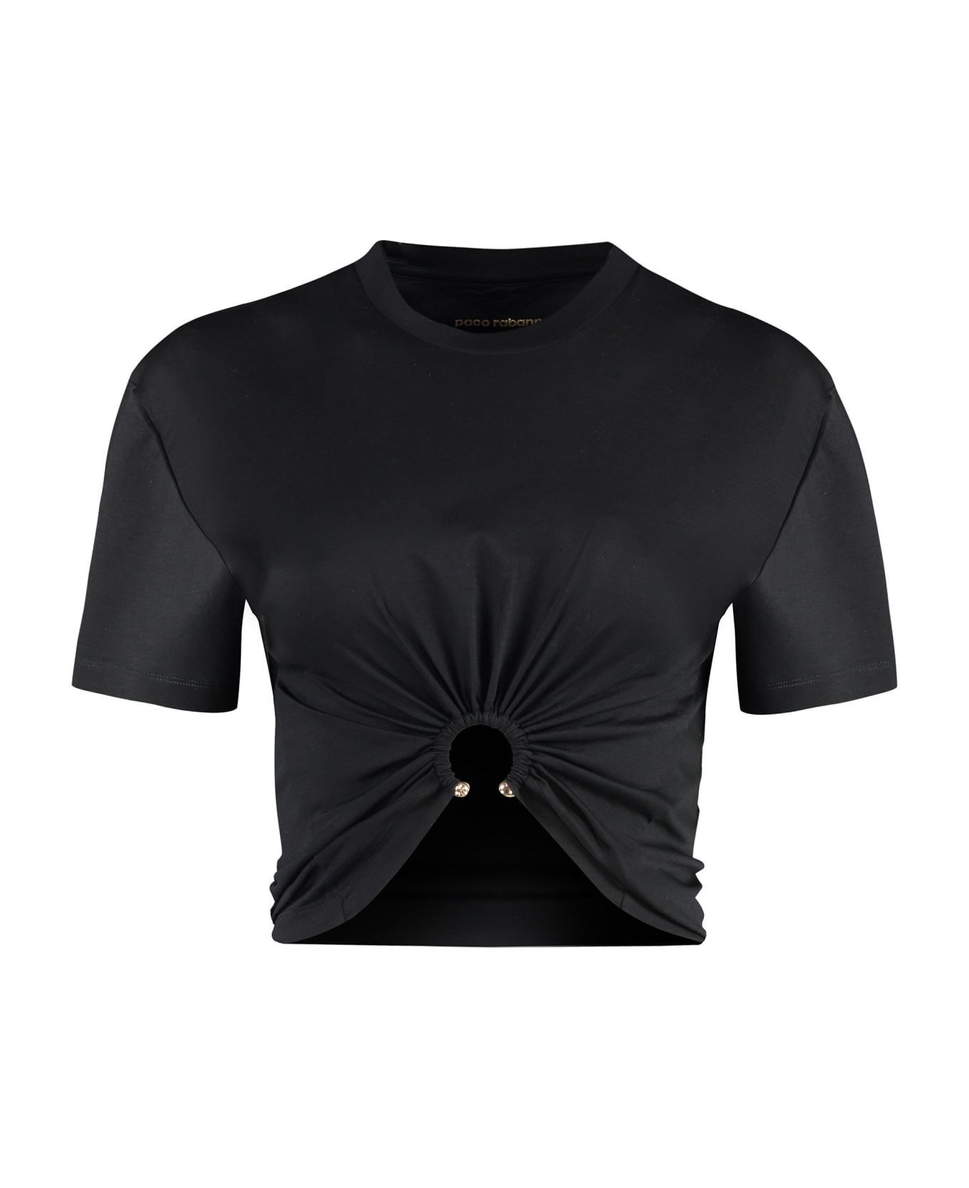 Paco Rabanne Cotton Crew-neck T-shirt - black