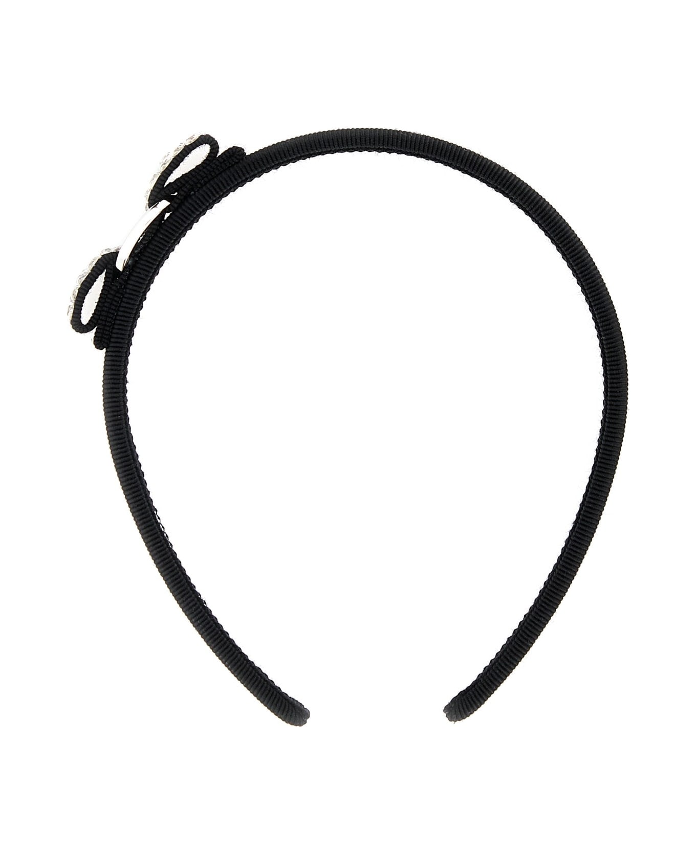 Ferragamo Fascia Per Capelli Pta Grosstr2 - NEROCRYSTAL