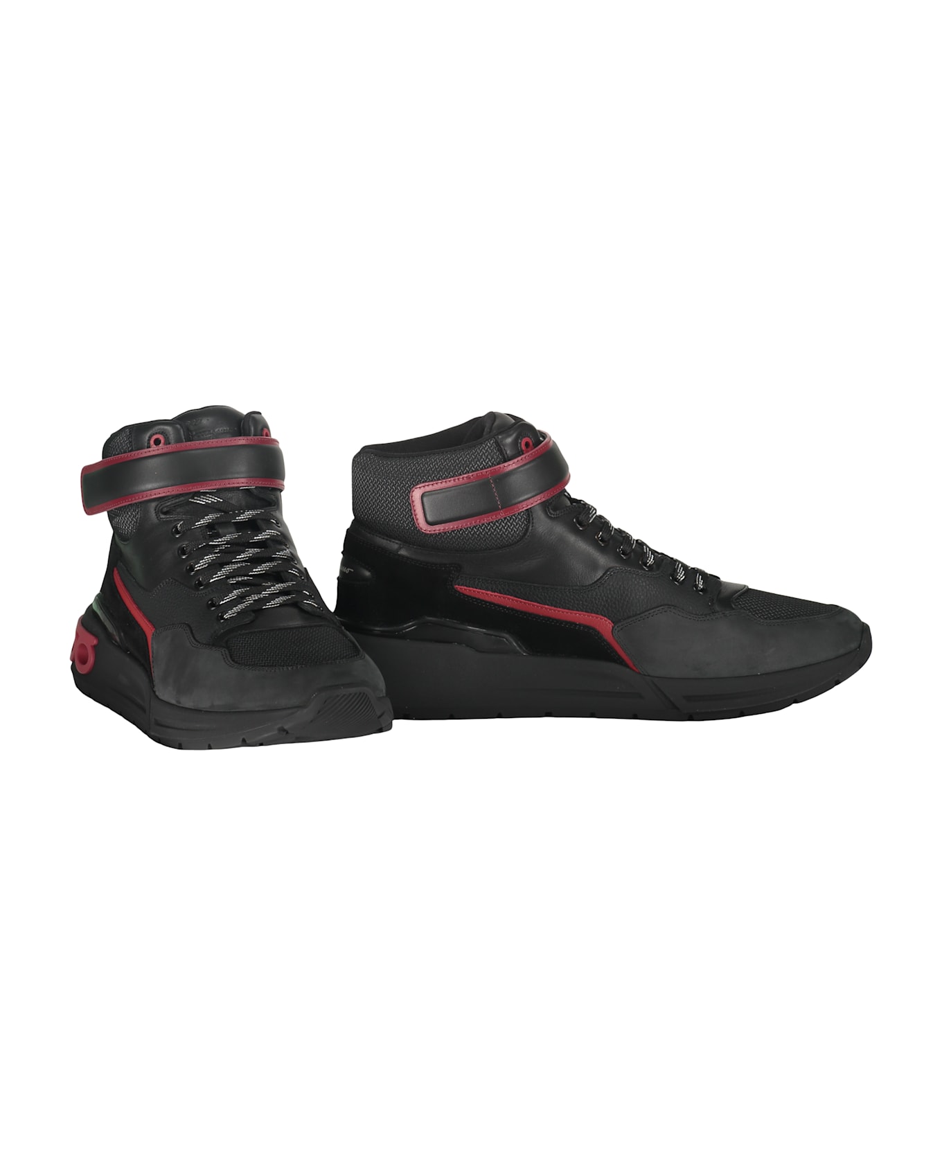 Ferragamo High-top Sneakers - black