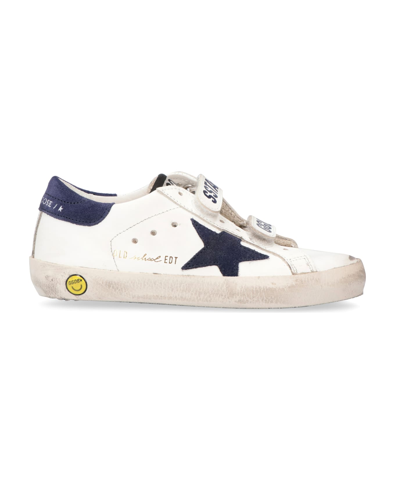 Golden Goose Old School Leather Low-top Sneakers - WHITE