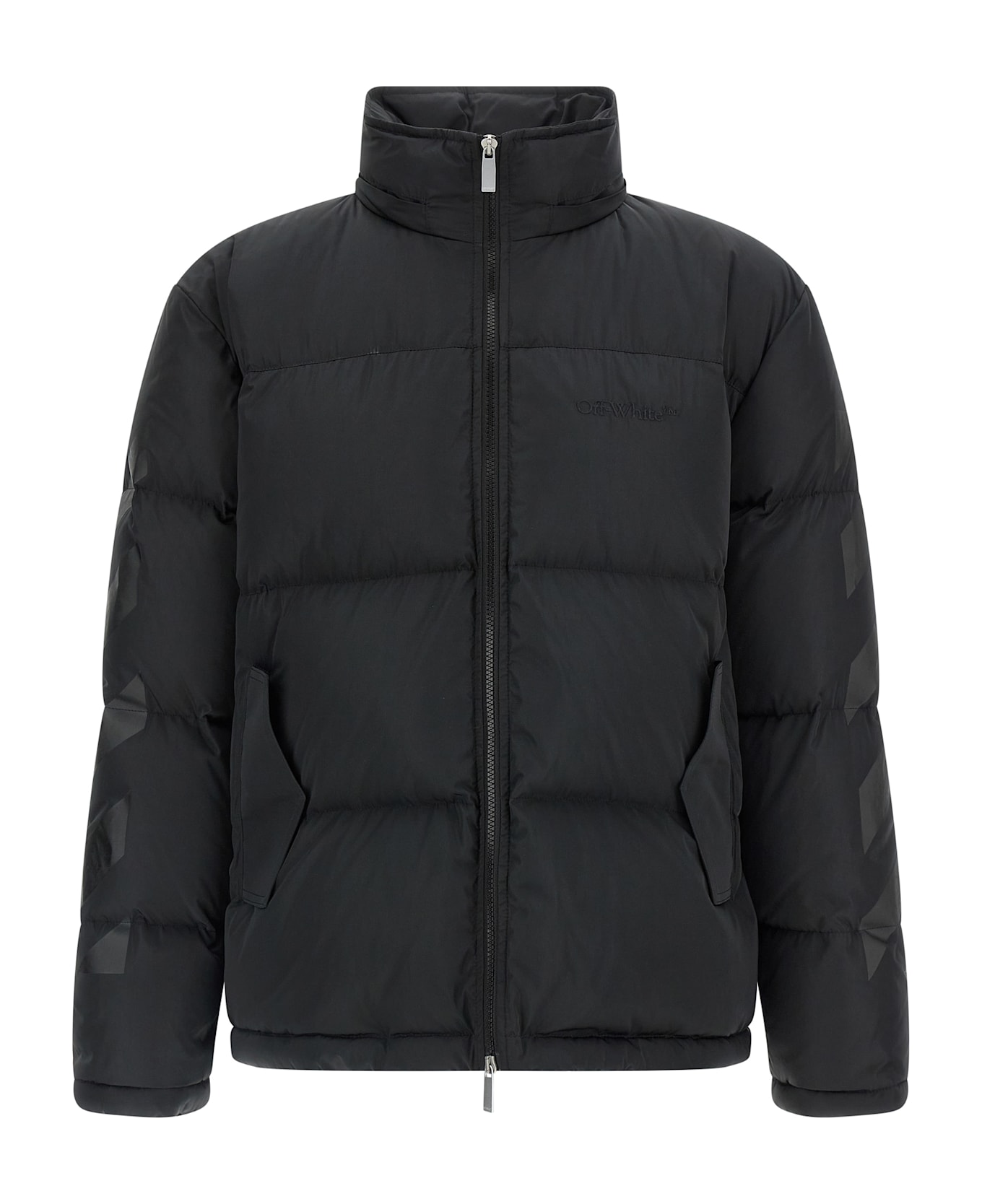 Off-White 
diagonal Arrow
 Down Jacket - Black  