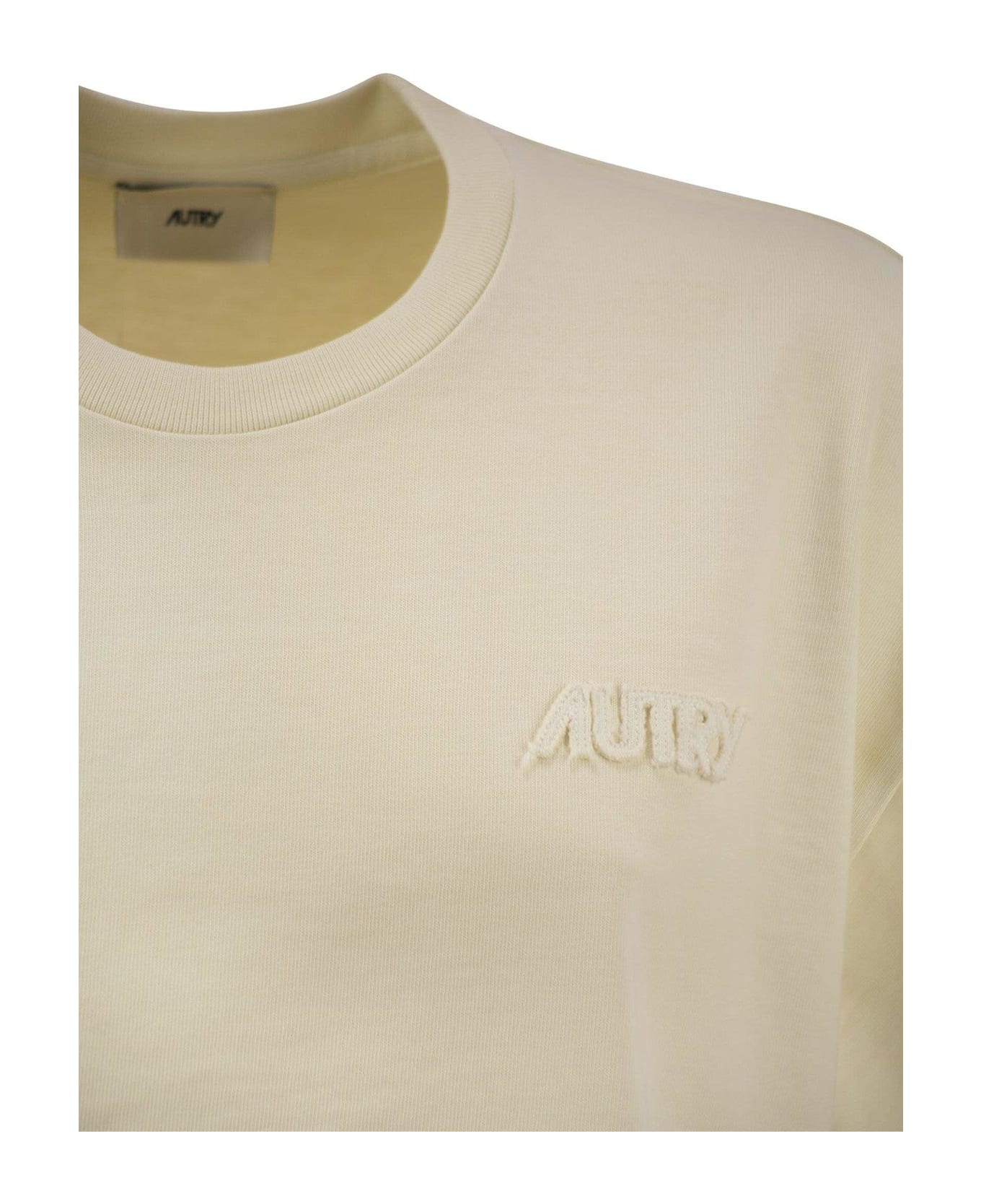 Autry Crewneck Cropped T-shirt