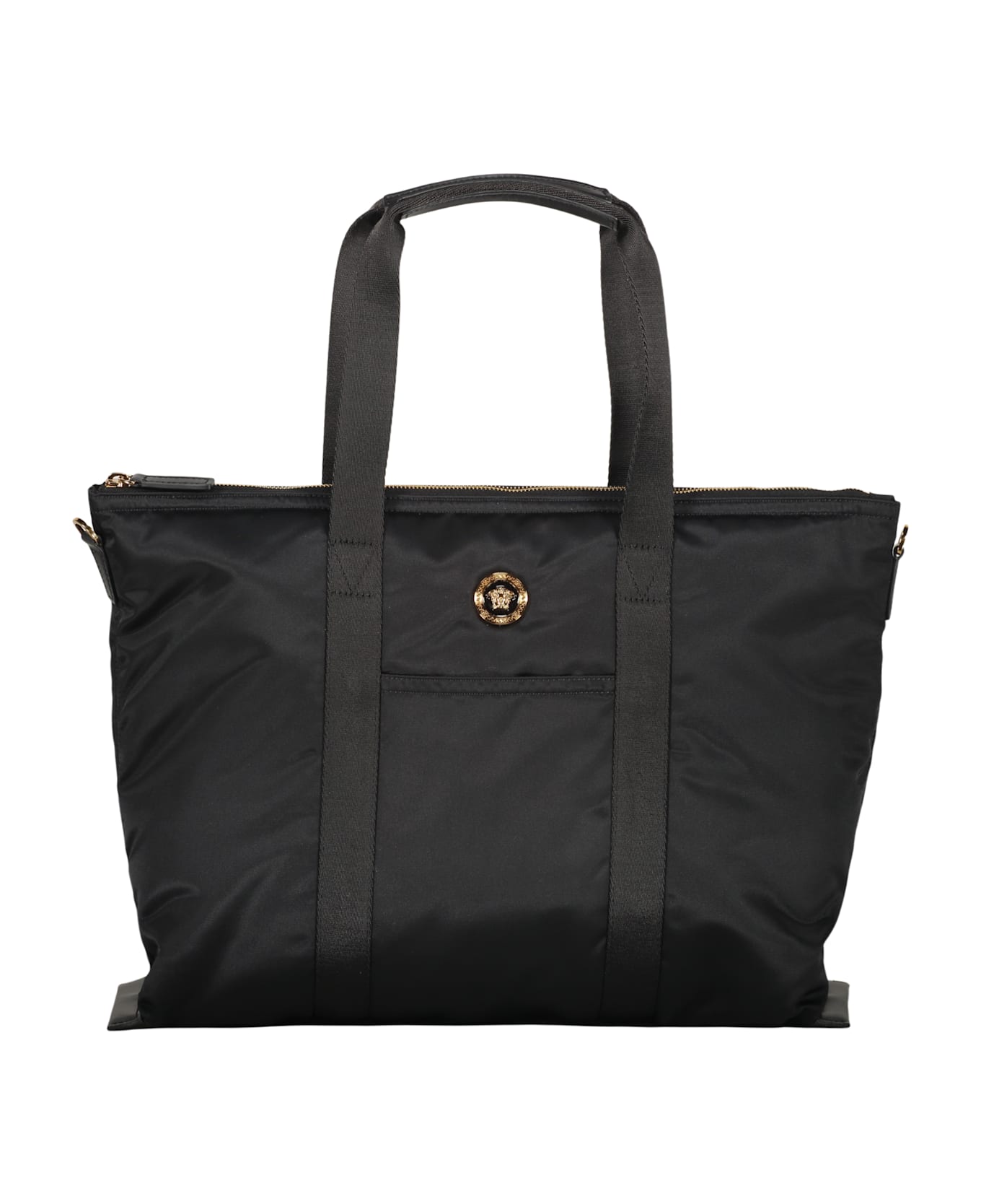 Versace Nylon Tote - black