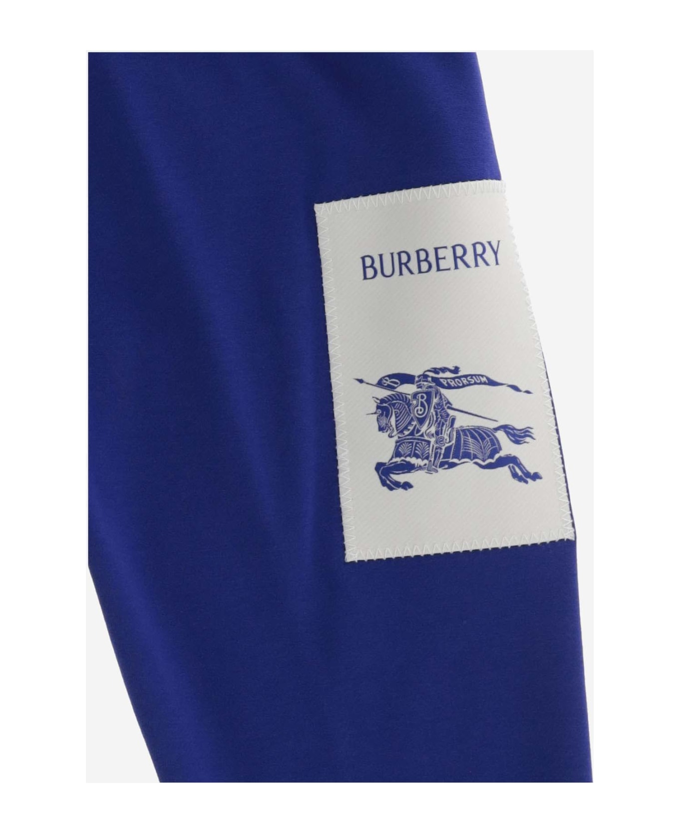 Burberry Cotton Joggers With Logo - KNIGHT