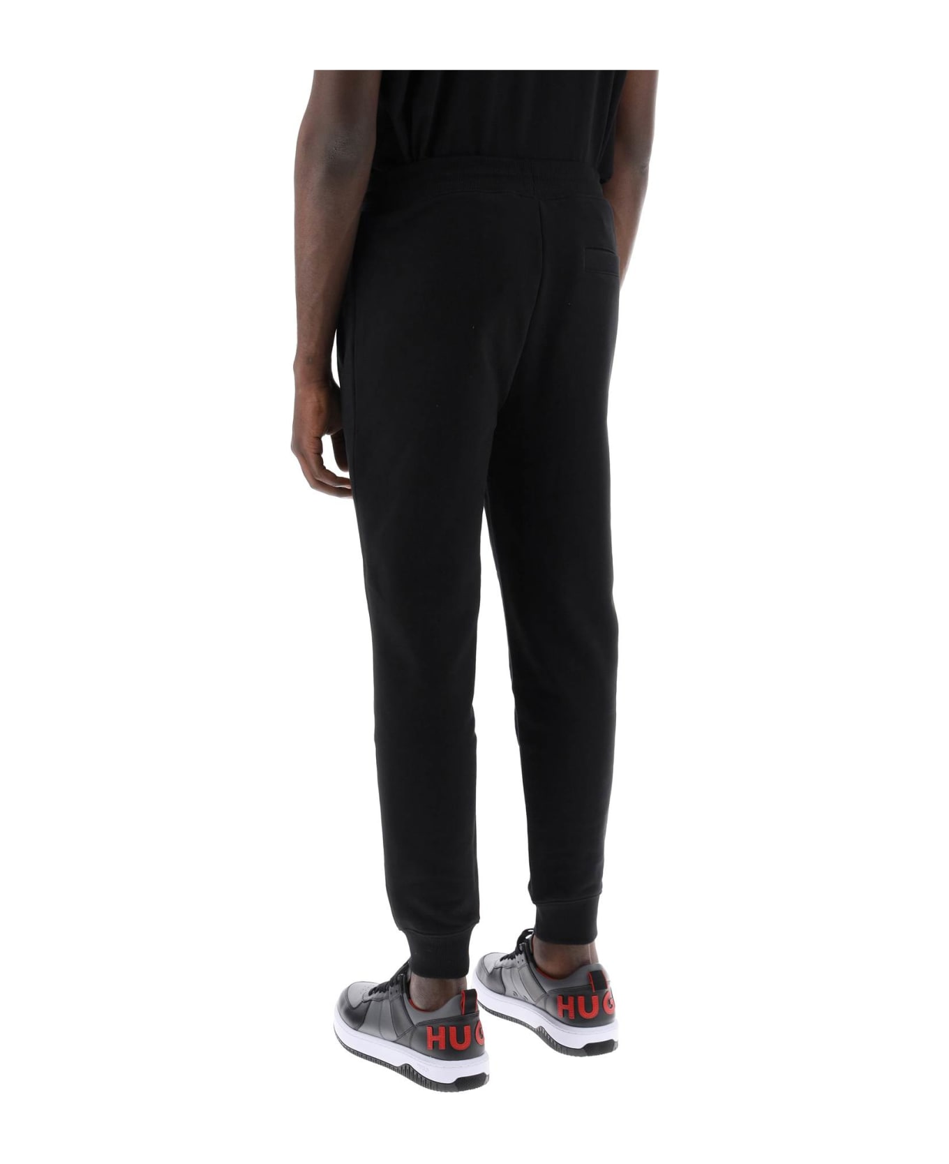 Hugo Boss Cotton Doak Jogger Pants - BLACK 009 (Black)