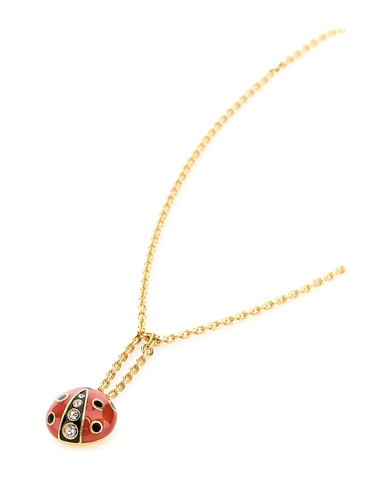 Loewe Dangling Ladybug Necklace - GOLDRED