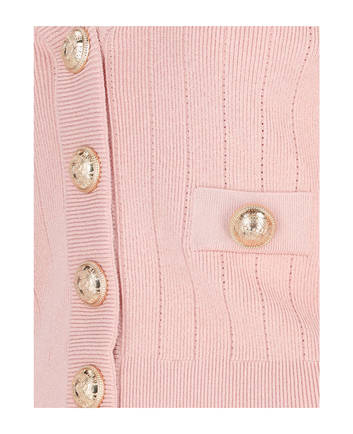 Balmain Chiocciola Cardigan - Pink