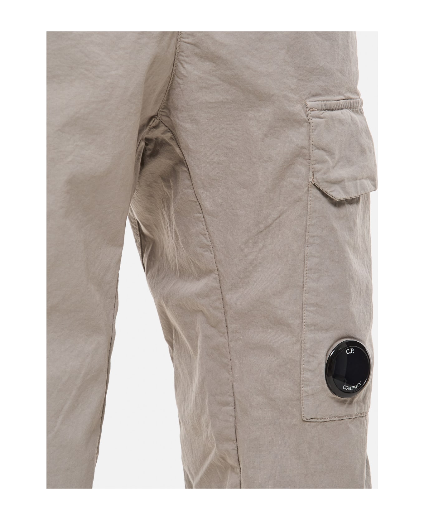 C.P. Company Twill Stretch Regular Utility Pants - Grey