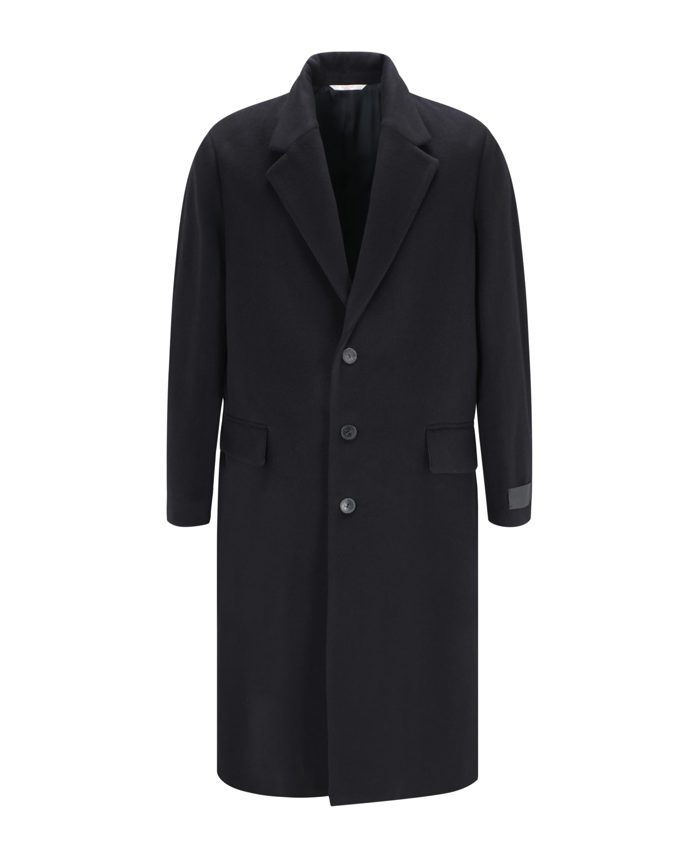 Valentino Wool Blend Coat - black コート