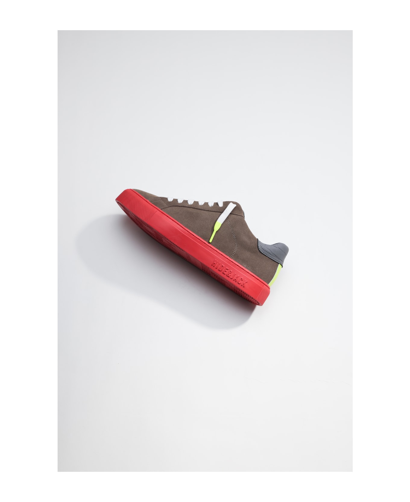 Hide&Jack Low Top Sneaker - Essence Oil Beige Red スニーカー