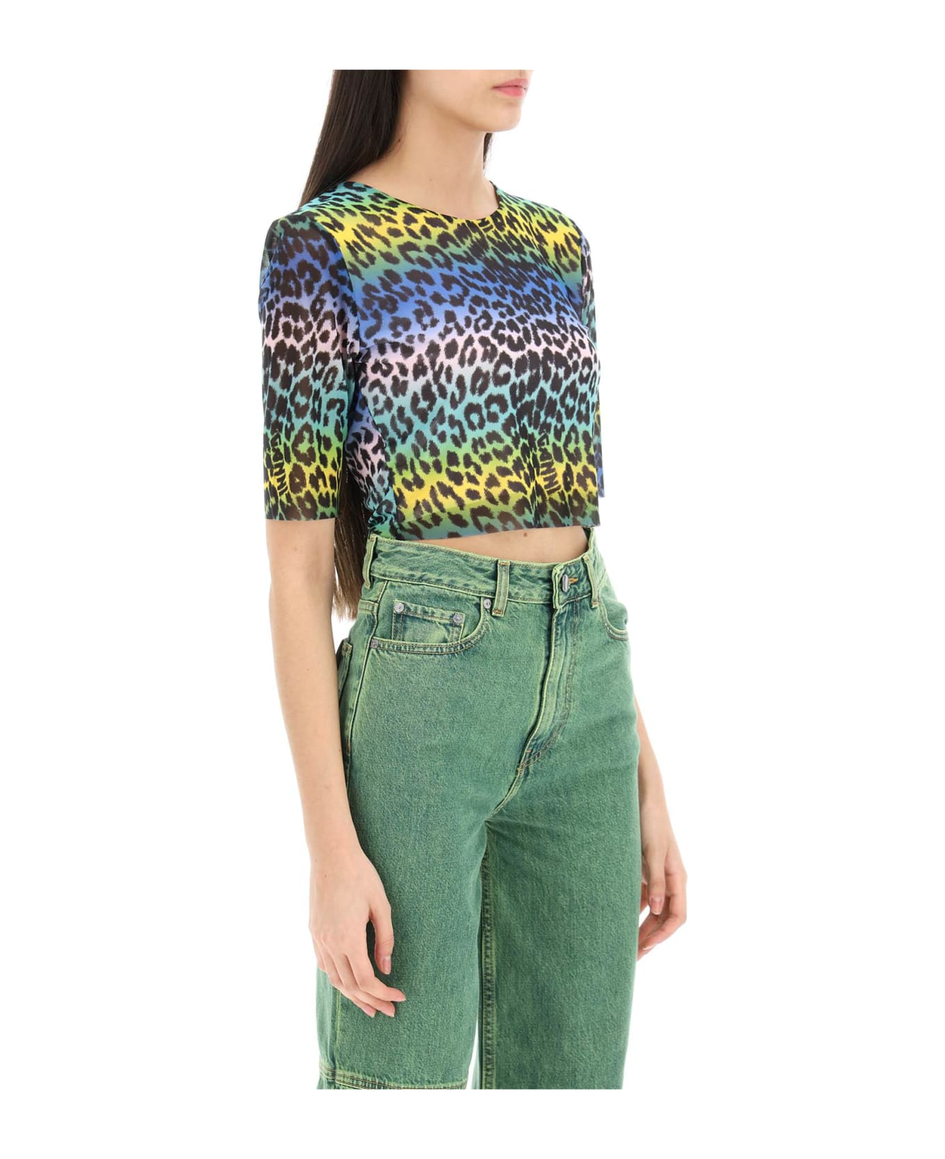 Ganni Multicolor Polyamide Sweater - MULTICOLOUR
