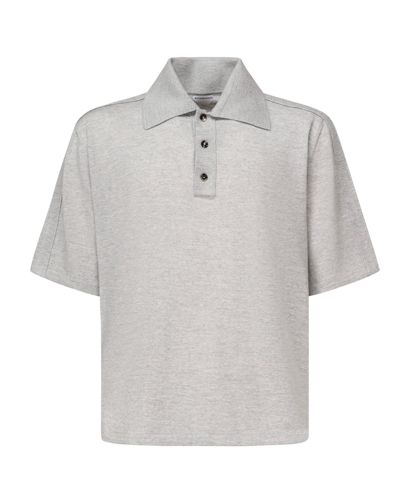 Bottega Veneta Wool Polo - Grey
