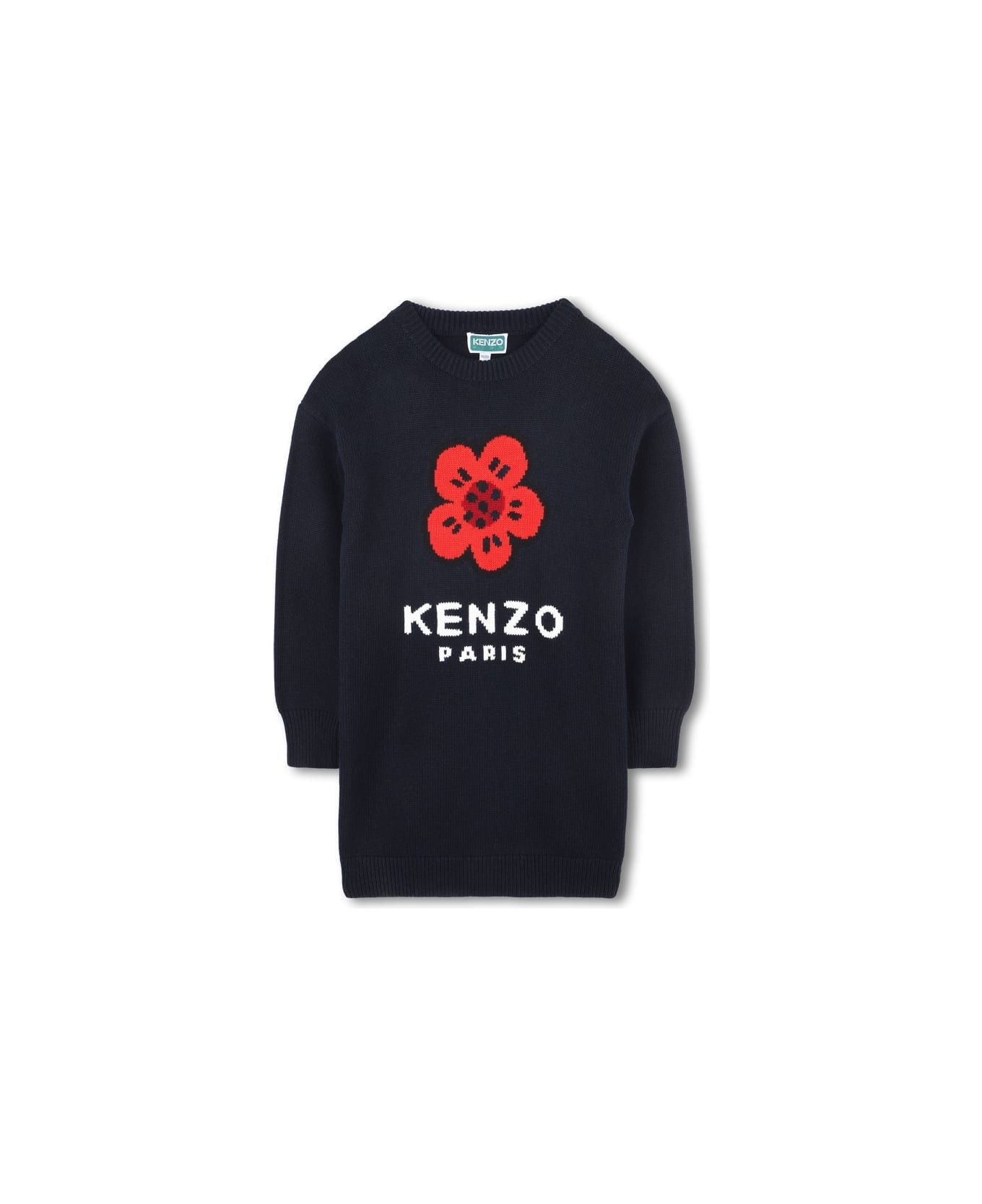 Kenzo Dress With Logo - BLUE