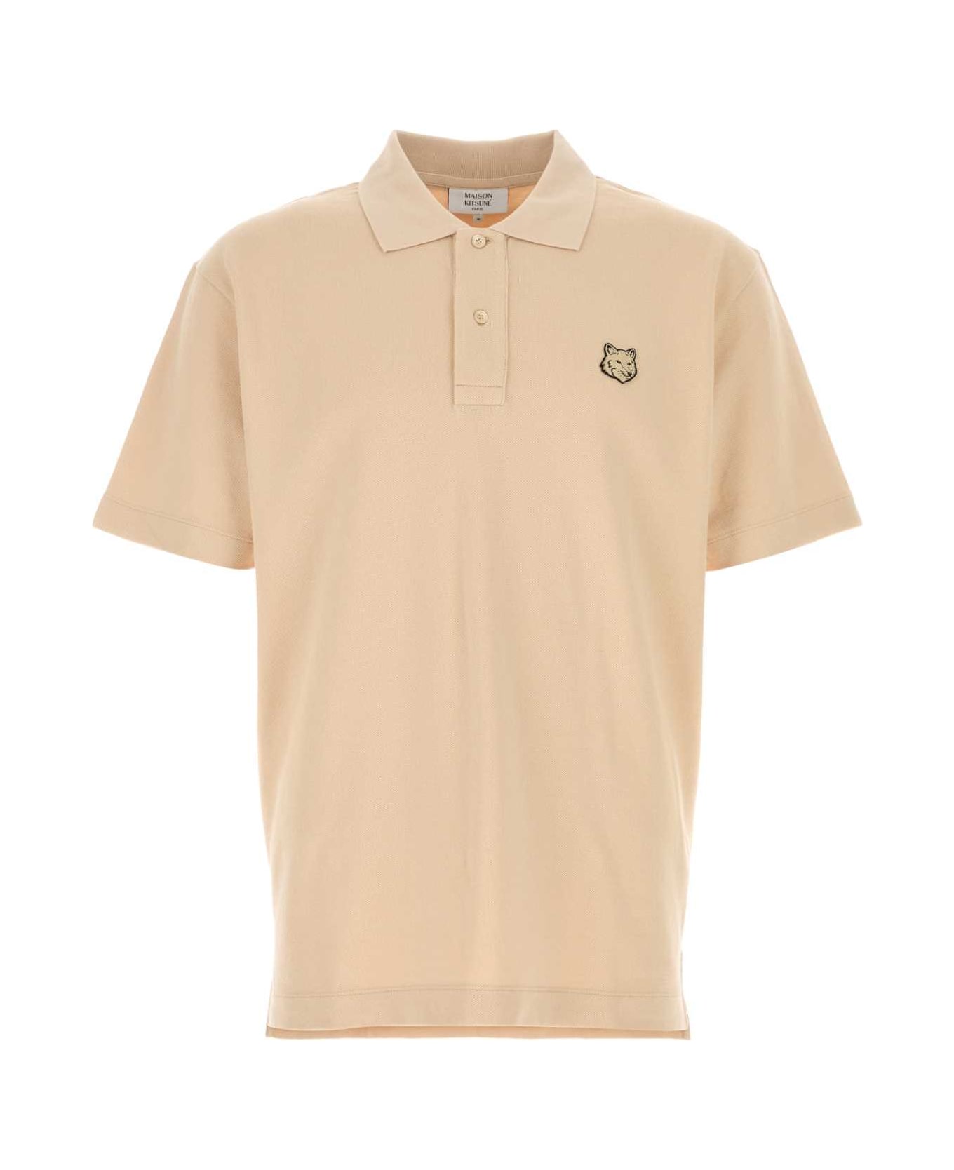 Maison Kitsuné Sand Piquet Polo Shirt - SMOKE