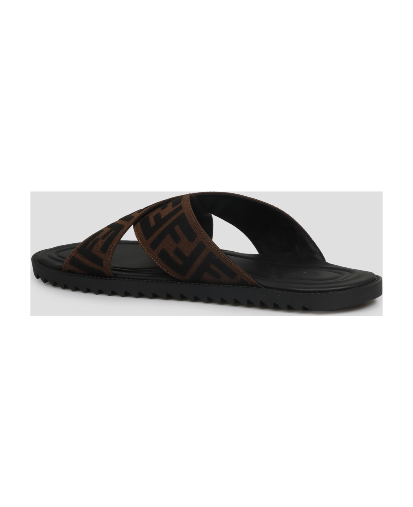 Fendi Ff Slide Sandals -  Maya Nero