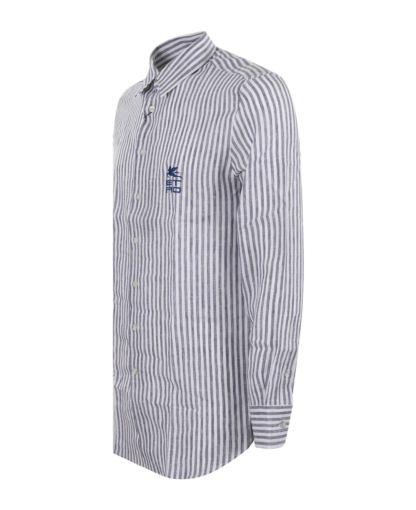 Etro Shirt - Bianco/blu